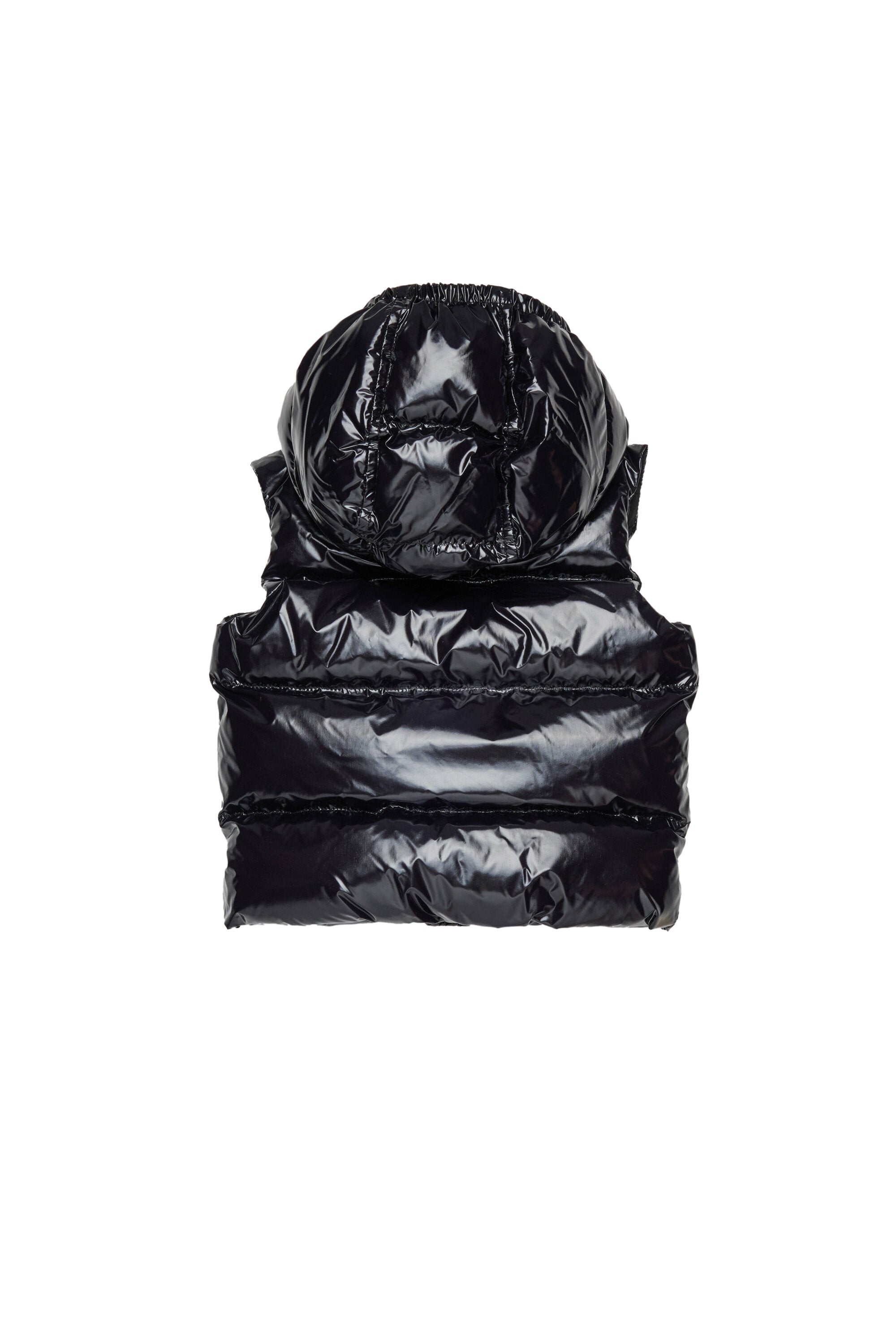 Chaleco acolchado brillante con logotipo Maple Leaf