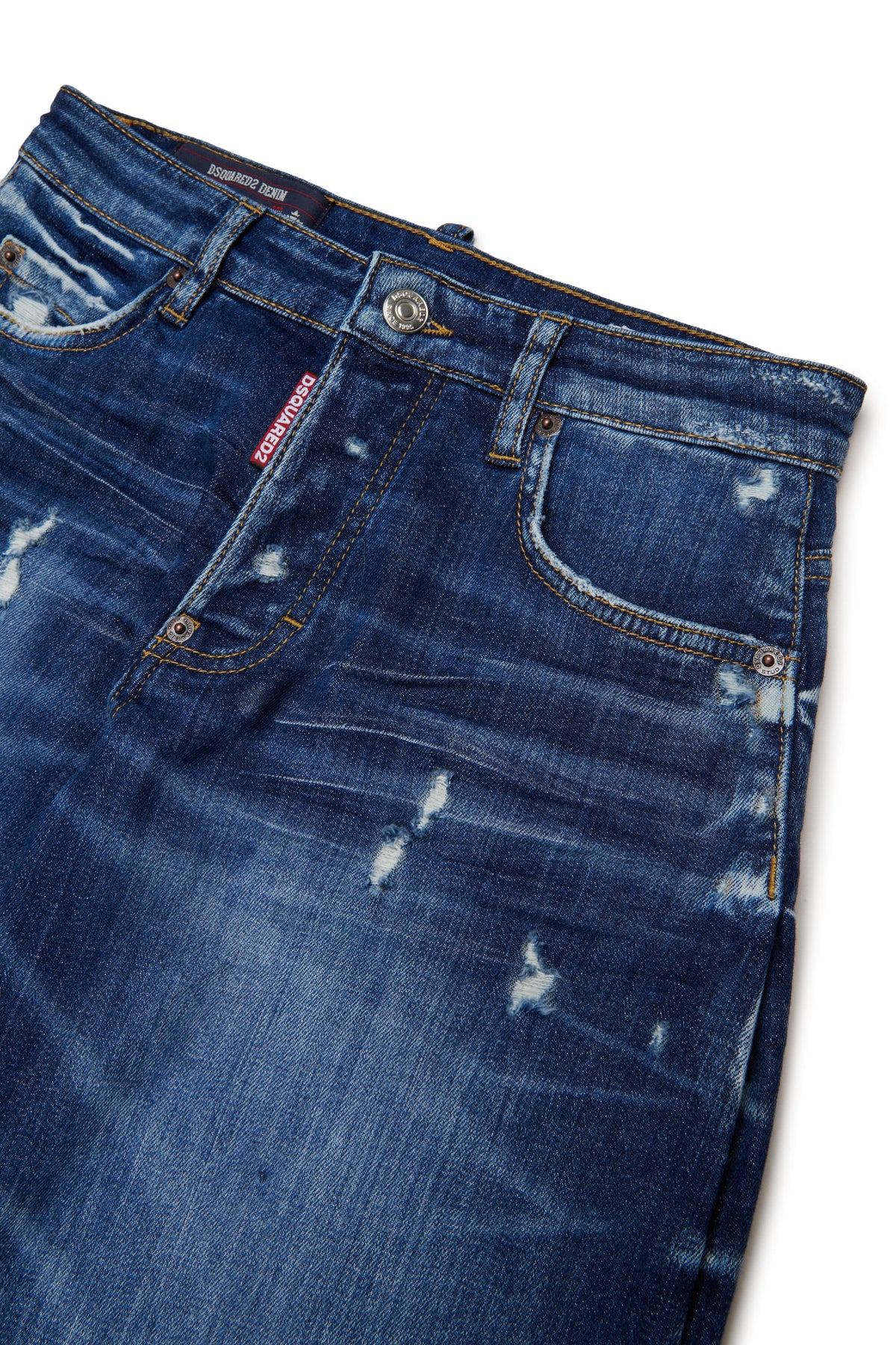 Jeans corte relajado lavado azul medio - Amelia