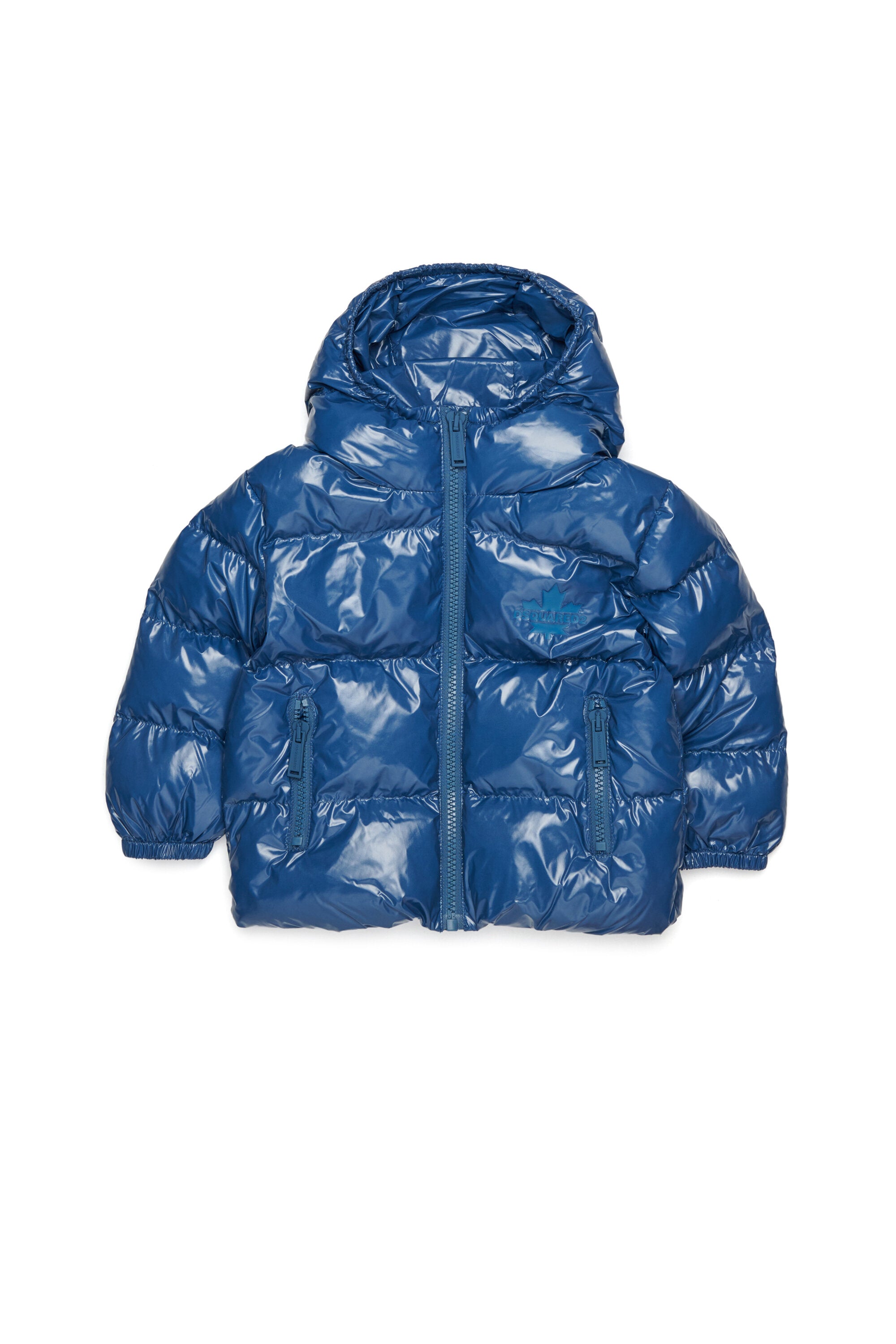 Short padded jacket with logo Maple Leaf