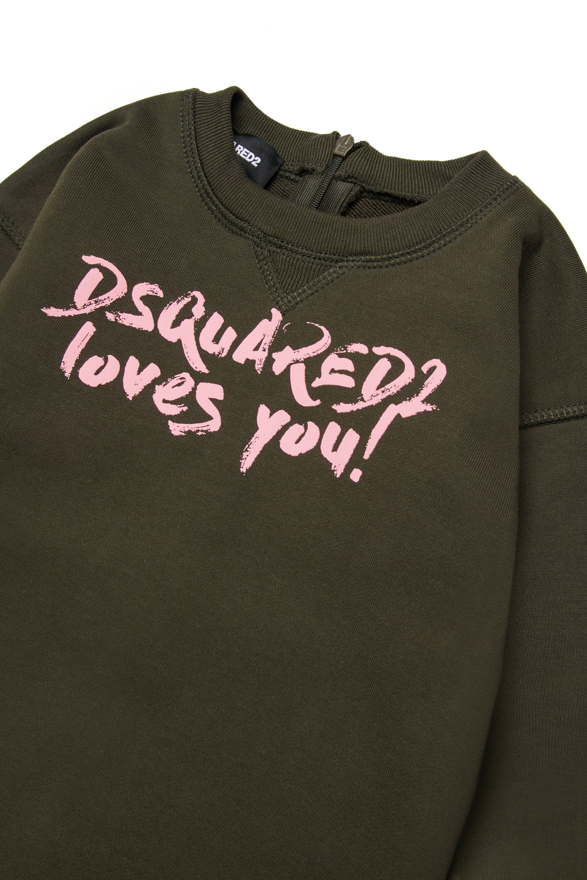 Dsquared2 Loves You maxi-vestido sudadera