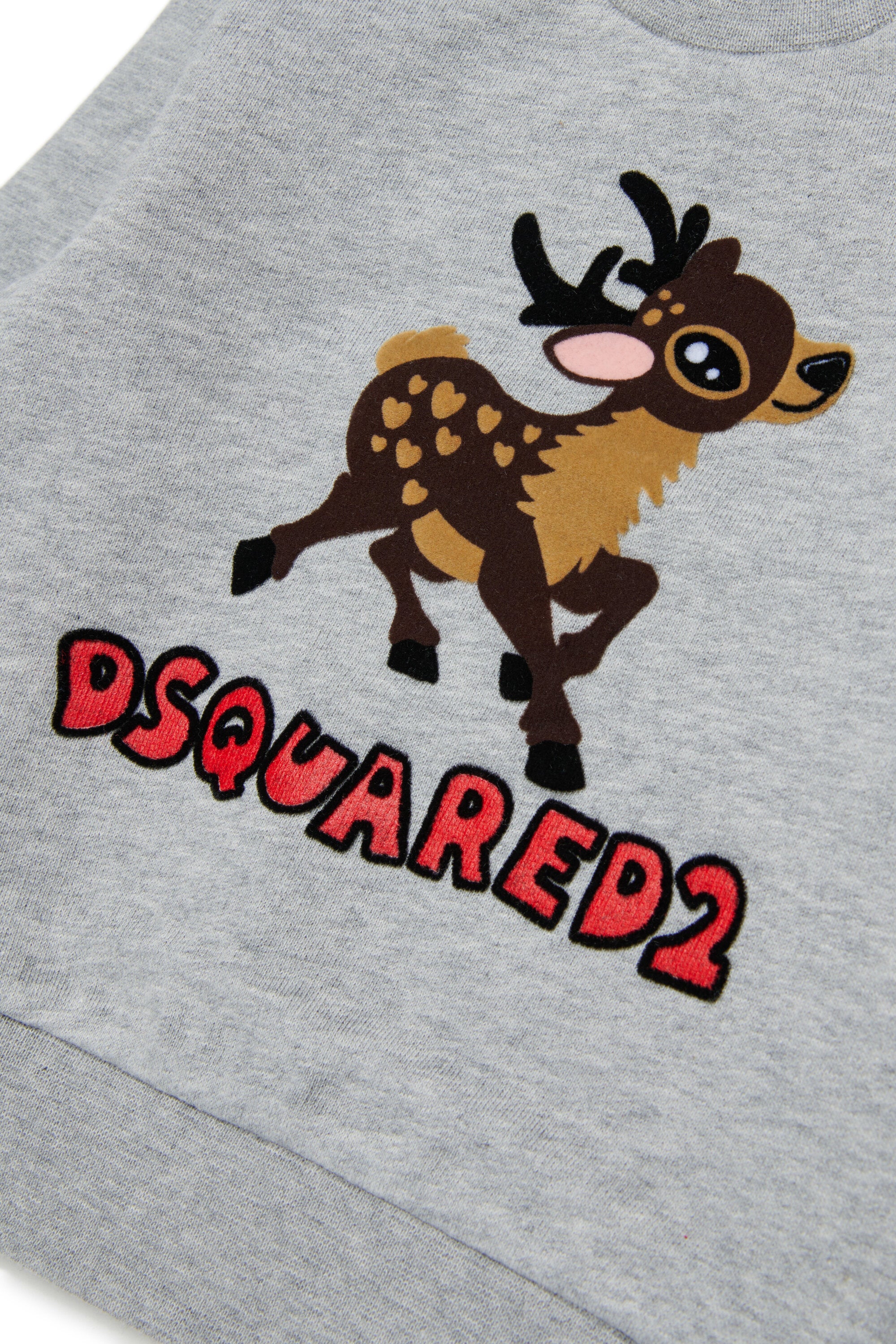 Sudadera de cuello redondo con estampado Fawn