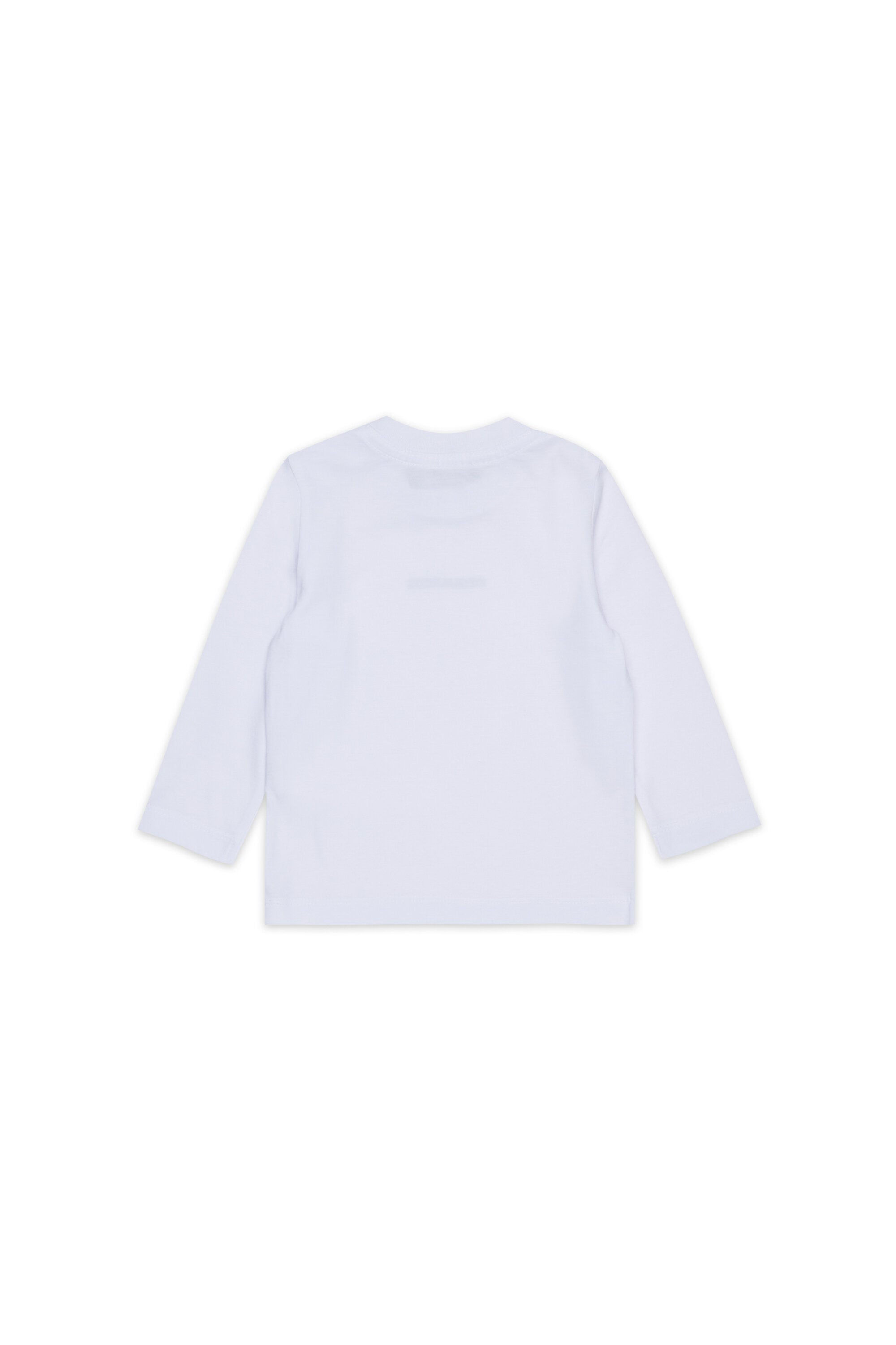 Camiseta de manga larga de jersey con logotipo