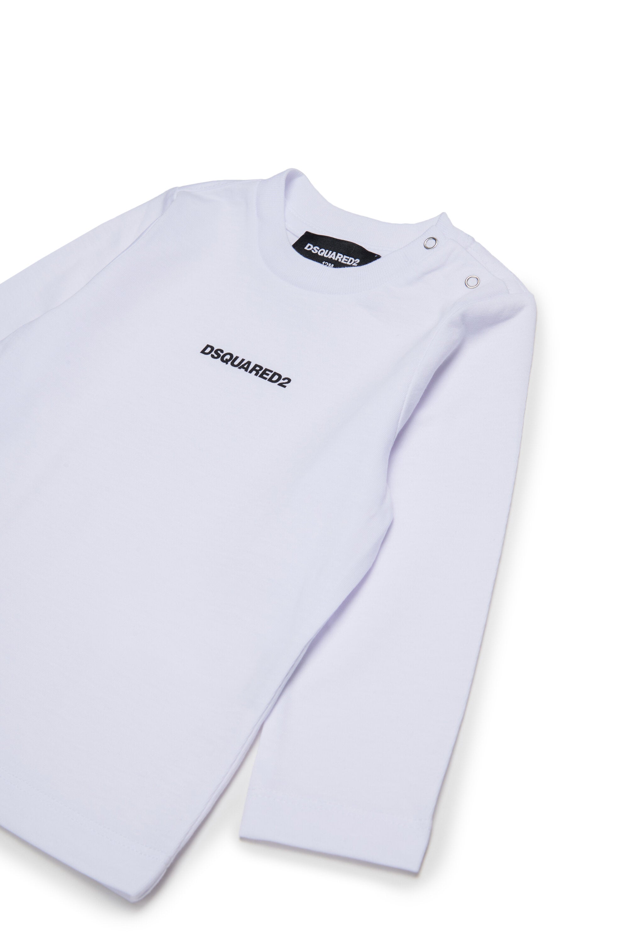 Camiseta de manga larga de jersey con logotipo