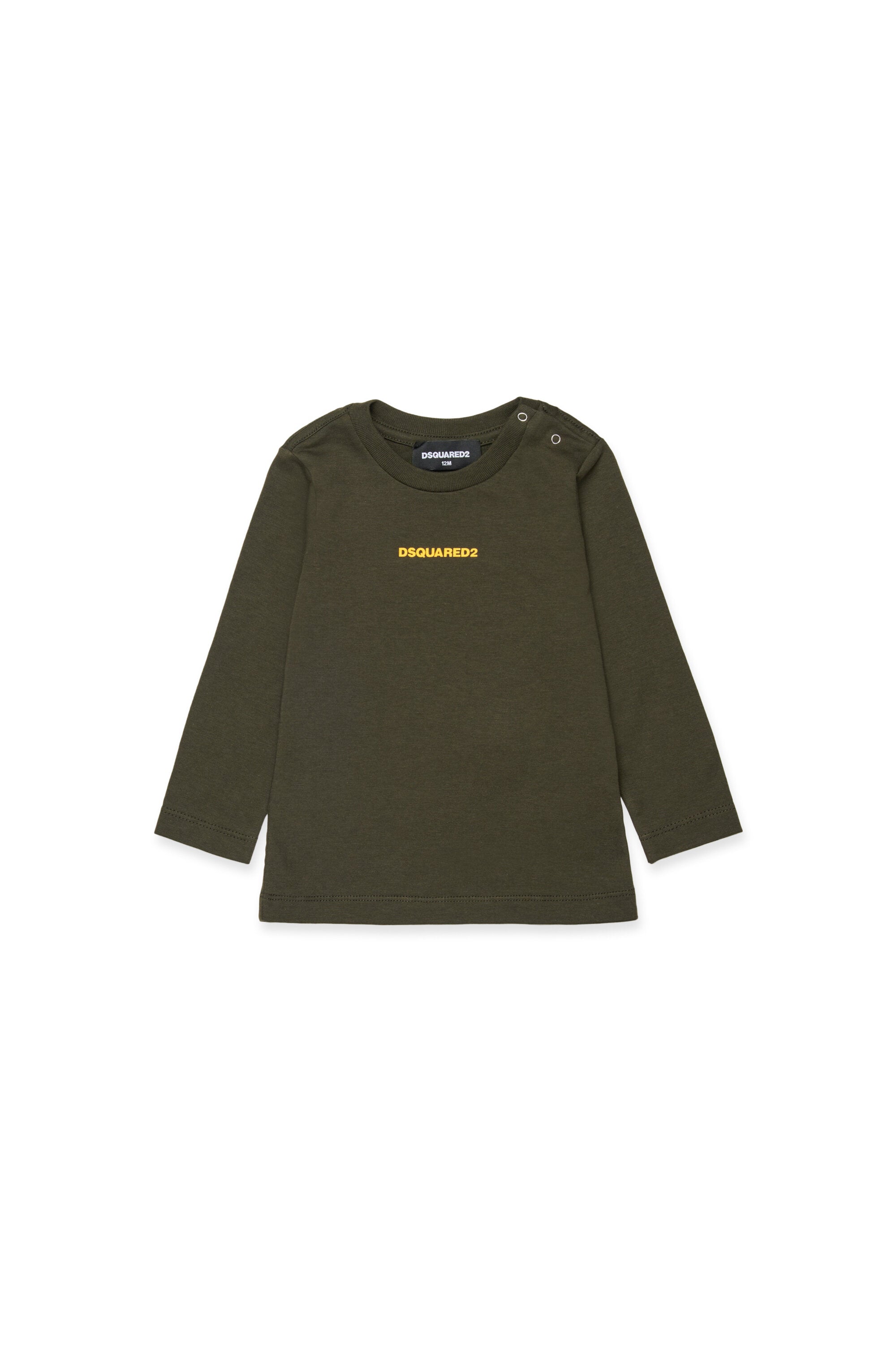 Camiseta de manga larga de jersey con logotipo