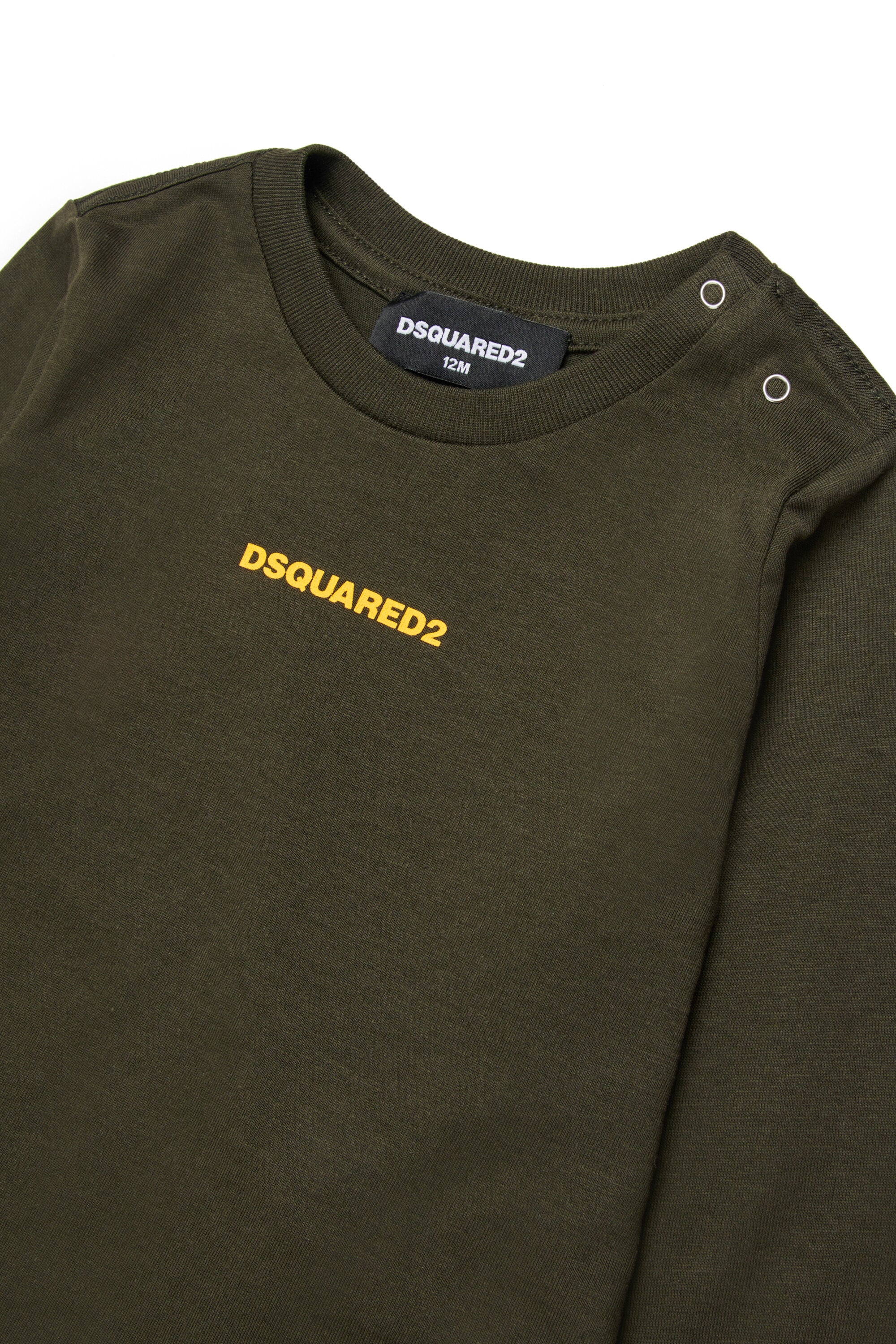 Camiseta de manga larga de jersey con logotipo