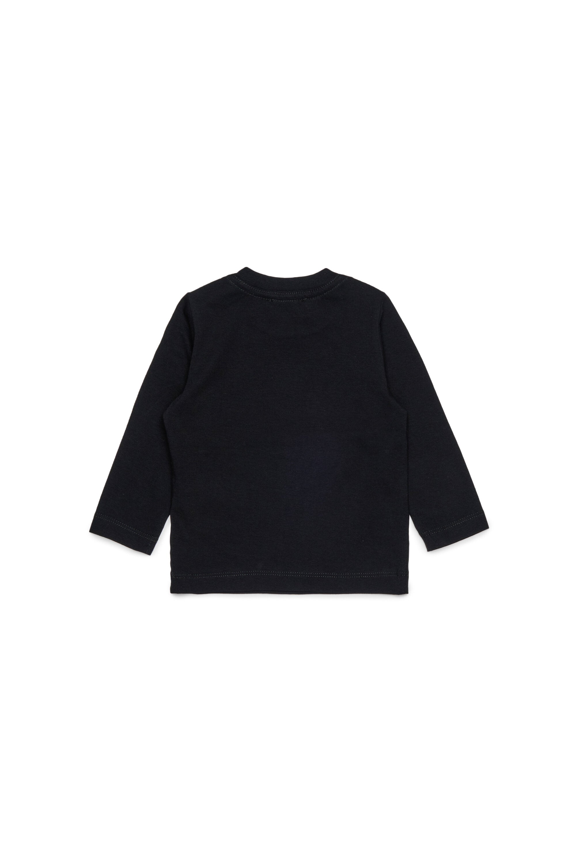 Camiseta de manga larga de jersey con logotipo