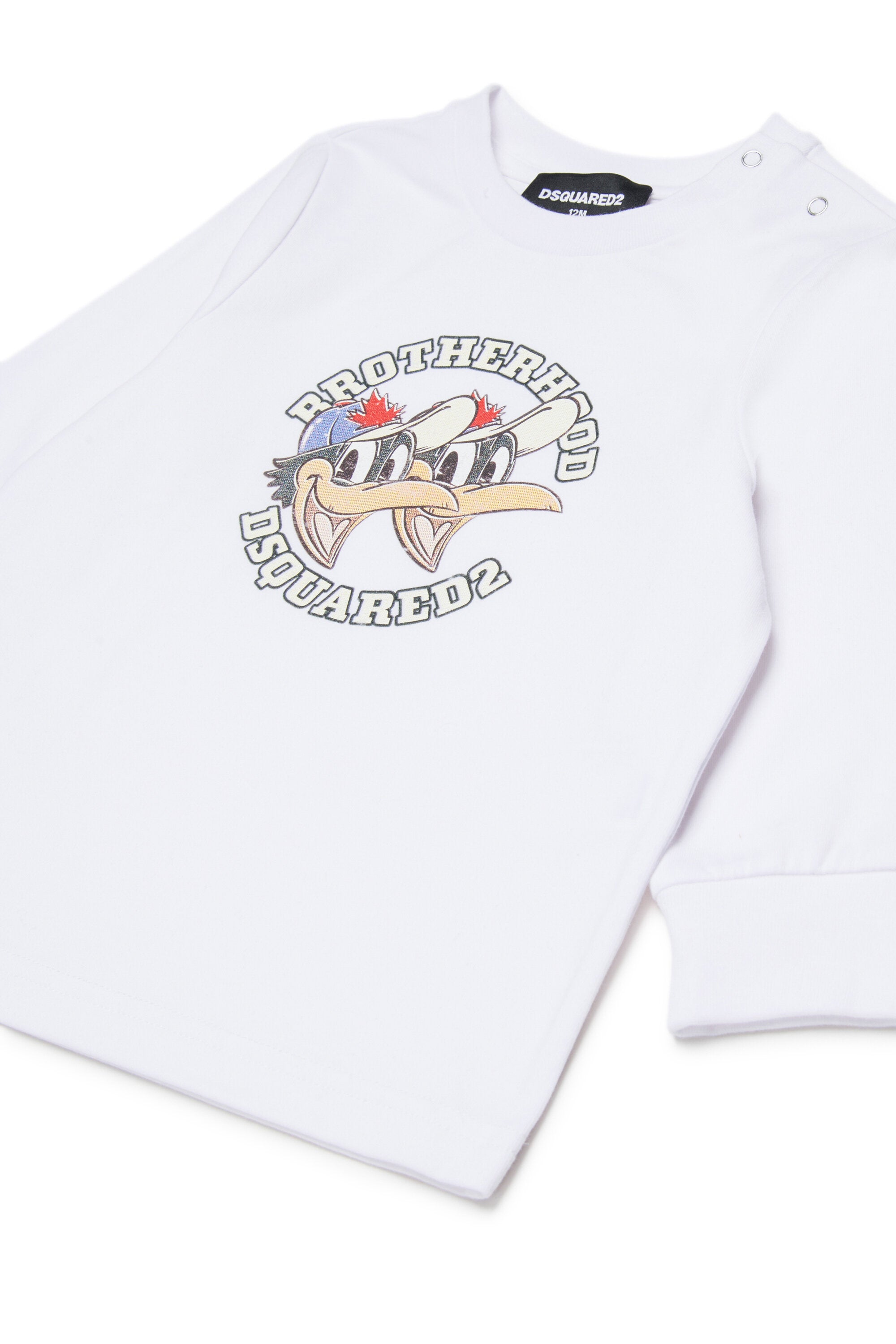 Long jersey jumpsuit with Brotherhoodhood print