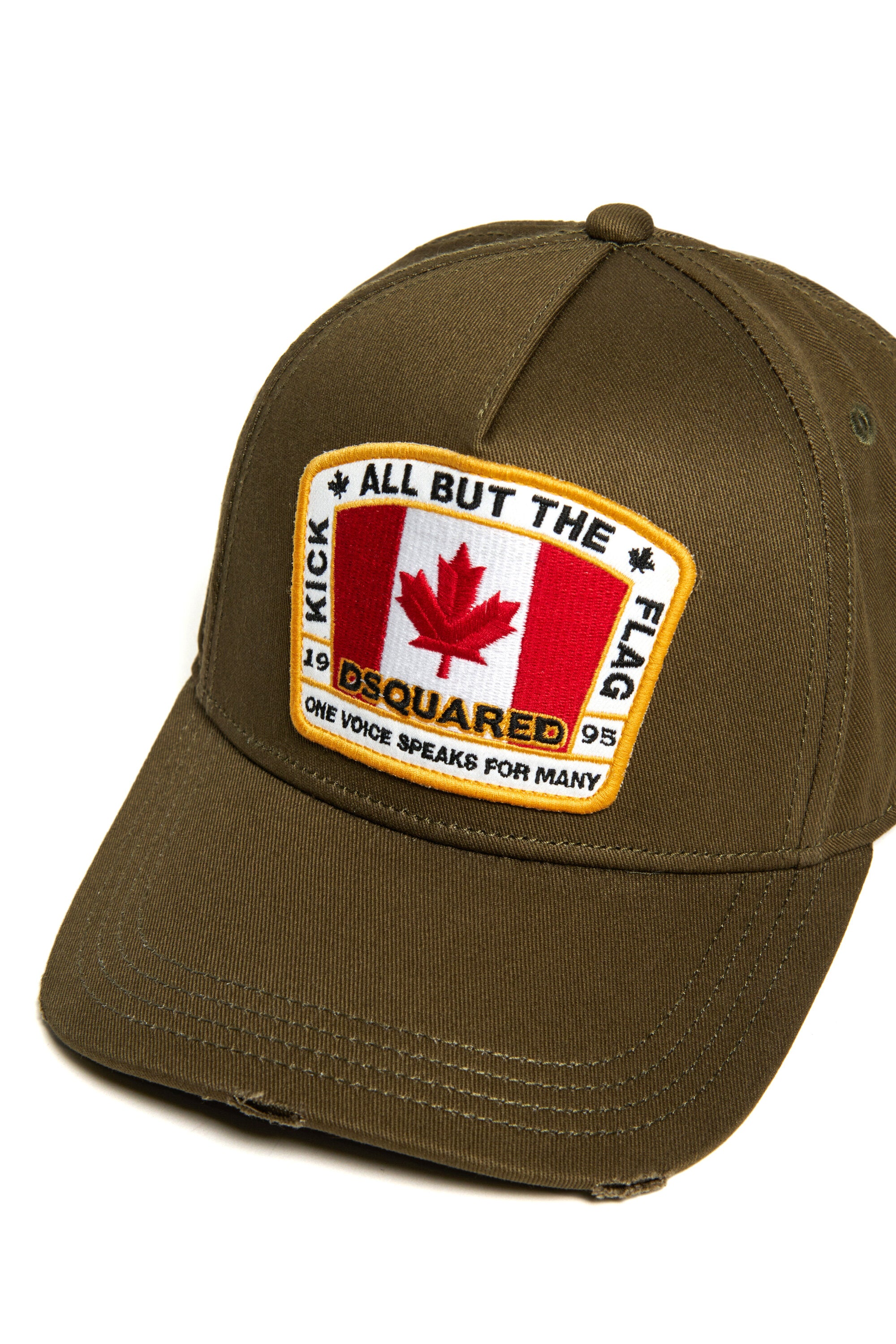 Gorra de béisbol de gabardina con parche de Canadá