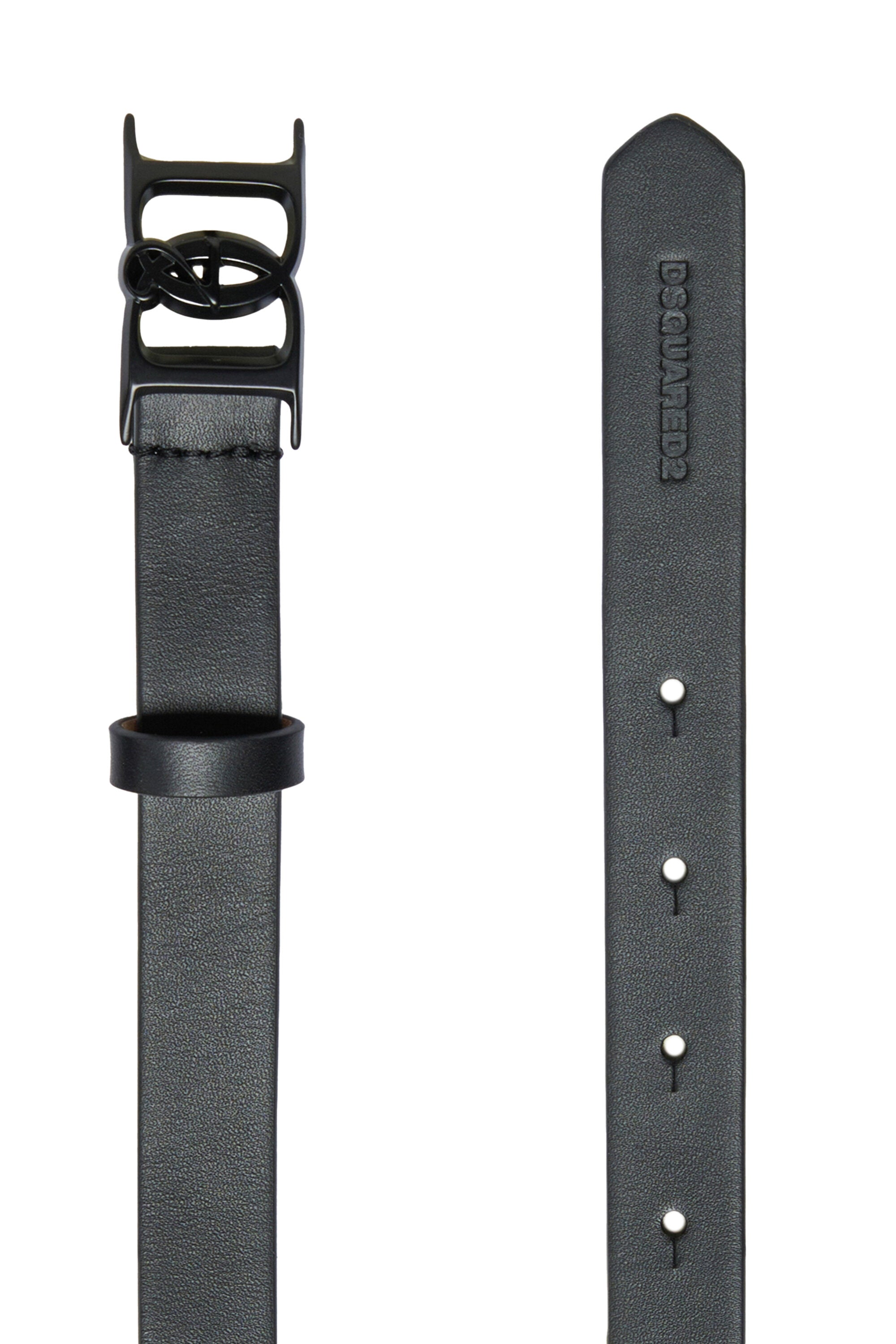 Cinturón de piel con hebilla D2