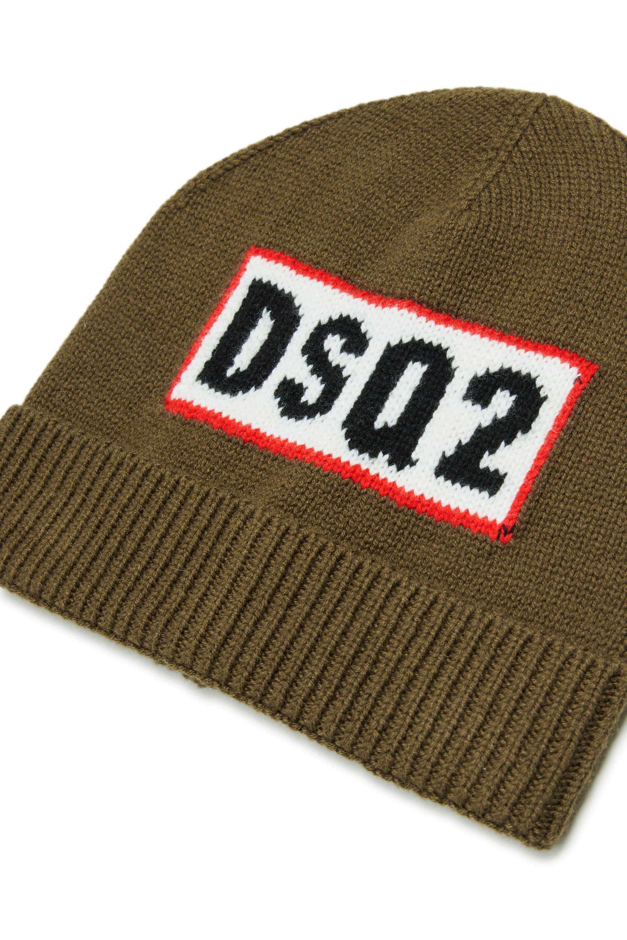 Gorro de mezcla de lana con logotipo DSQ2
