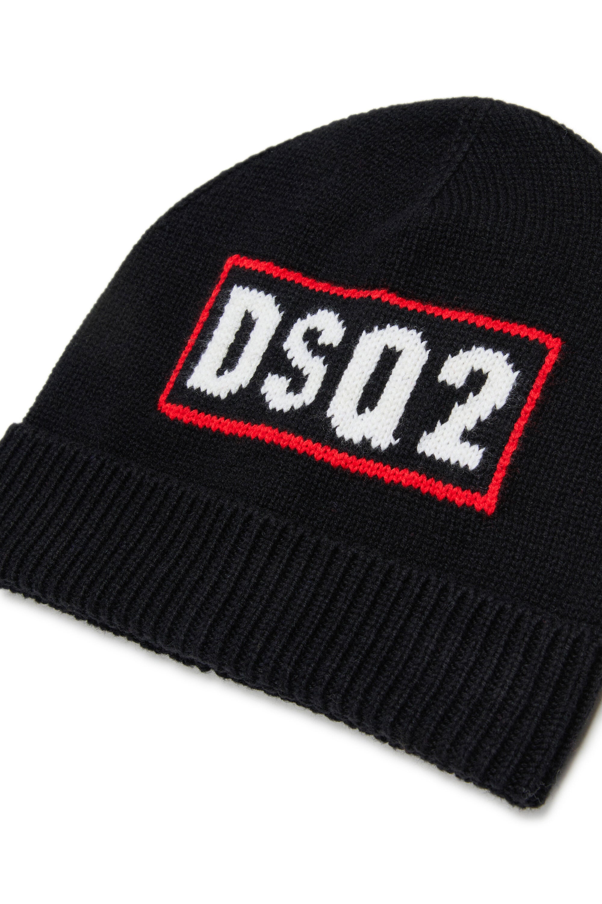 Gorro de mezcla de lana con logotipo DSQ2