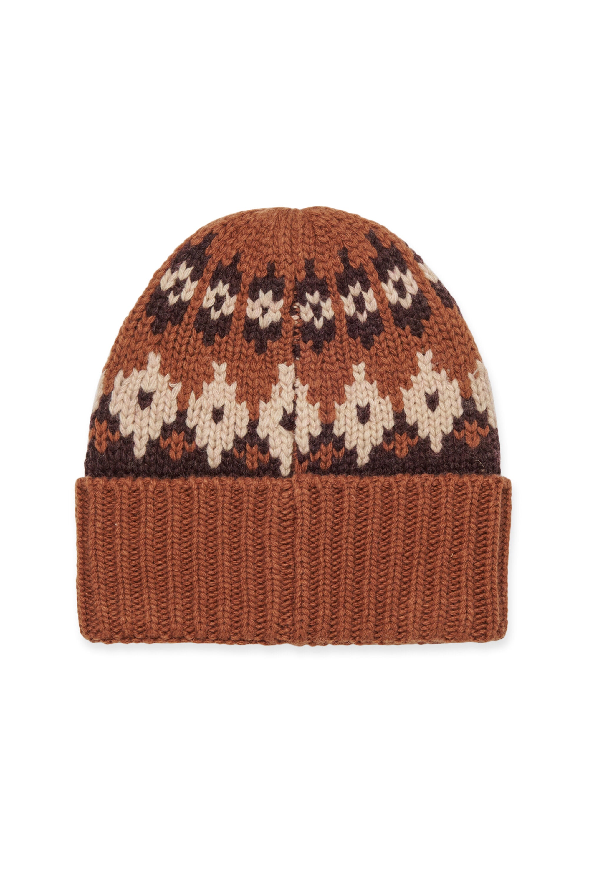 gorro noruego de mezcla de lana