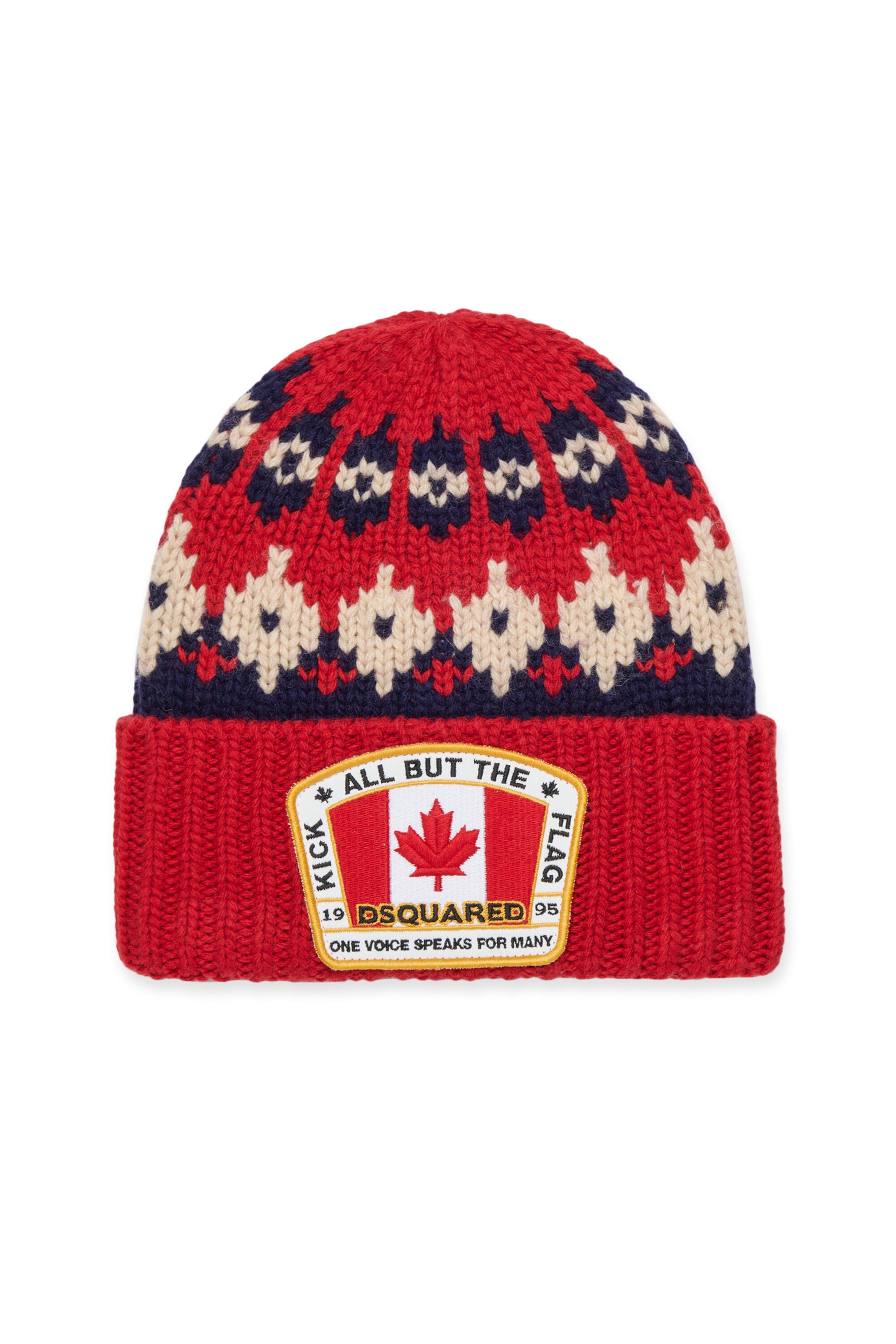 gorro noruego de mezcla de lana