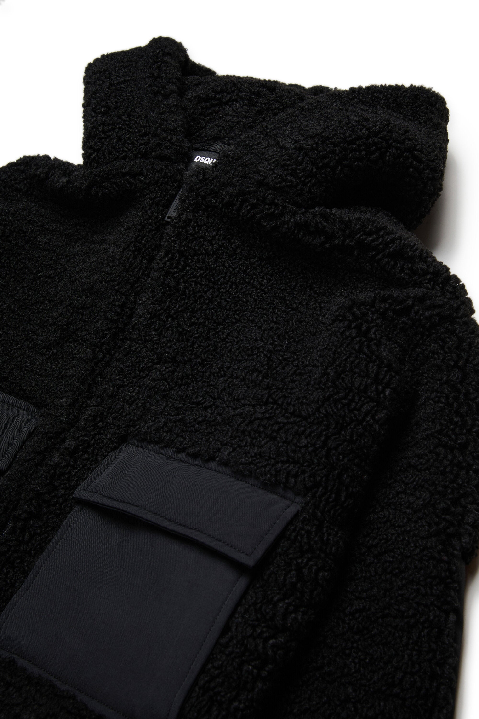 Chaqueta con capucha y logotipo maxi