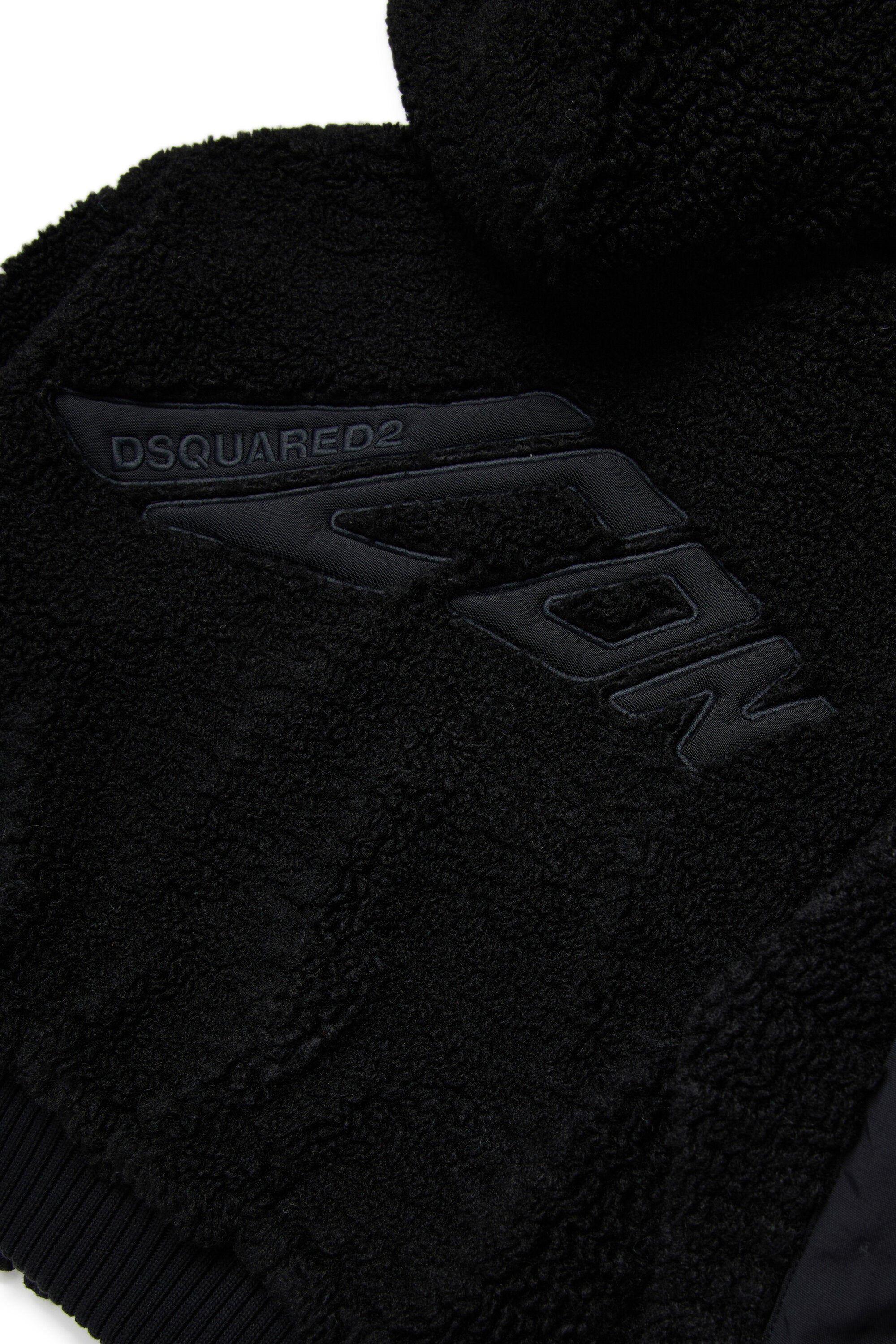 Chaqueta con capucha y logotipo maxi