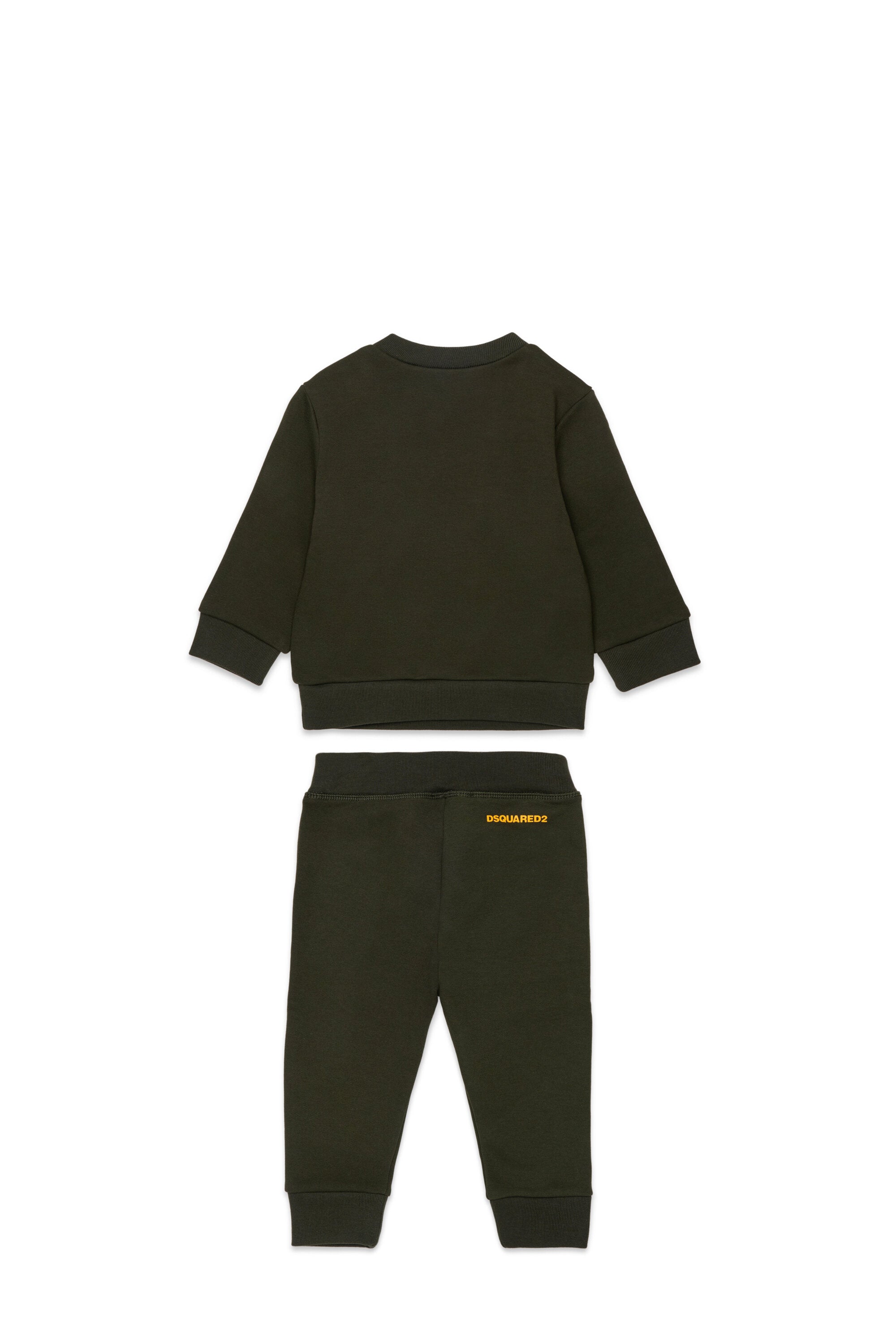 Long fleece jumpsuit with logo