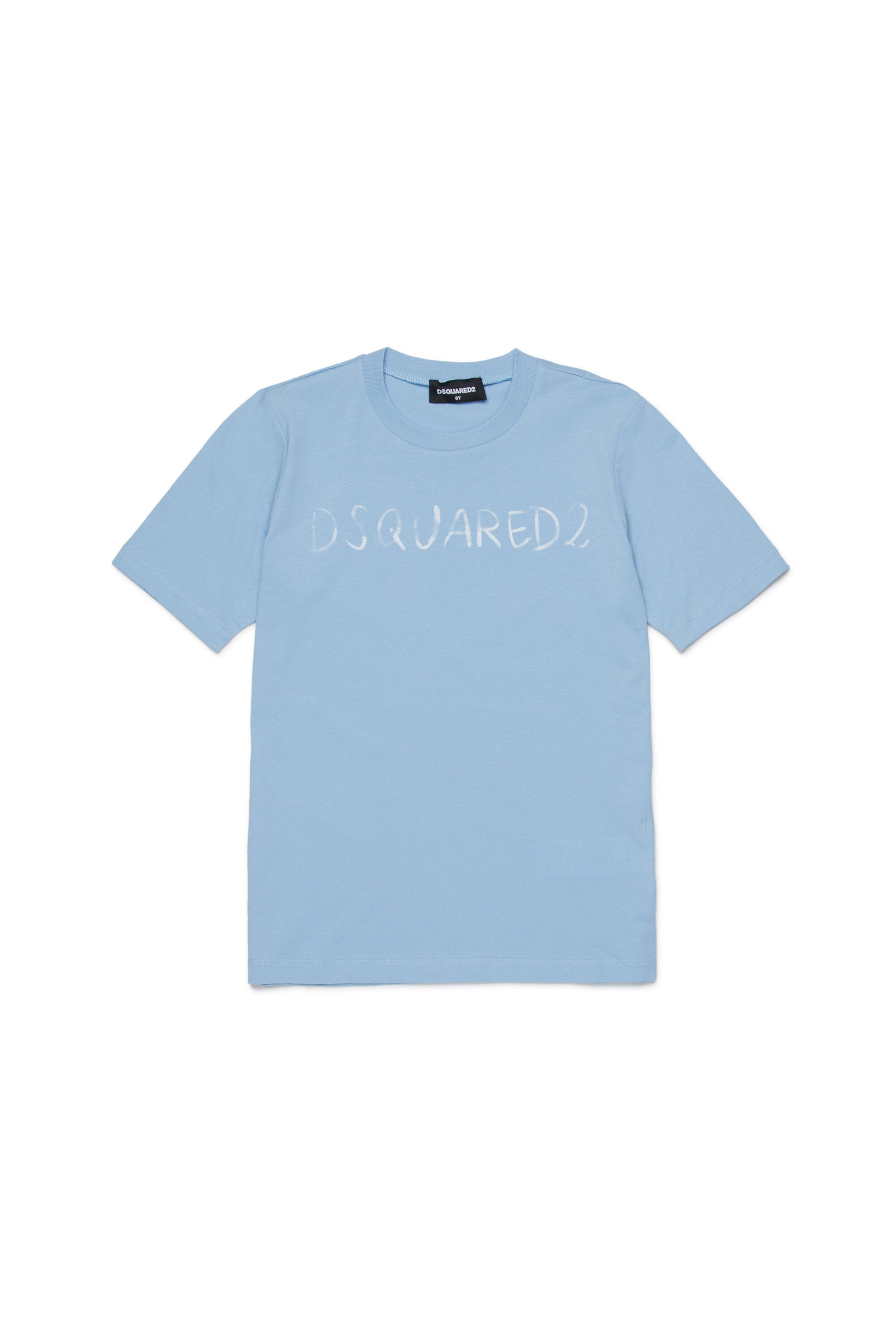 Camiseta de cuello redondo con logo