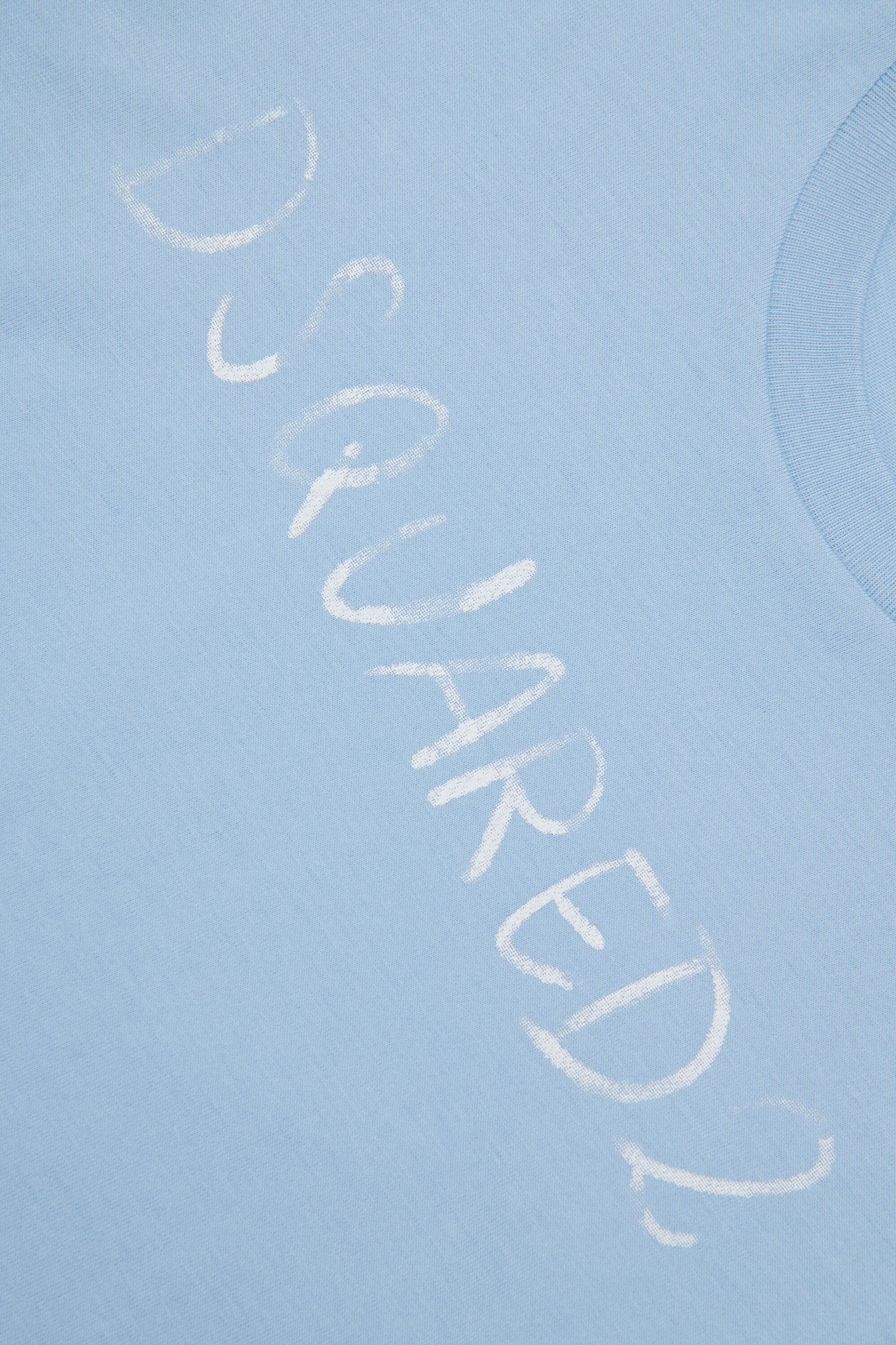 Camiseta de cuello redondo con logo