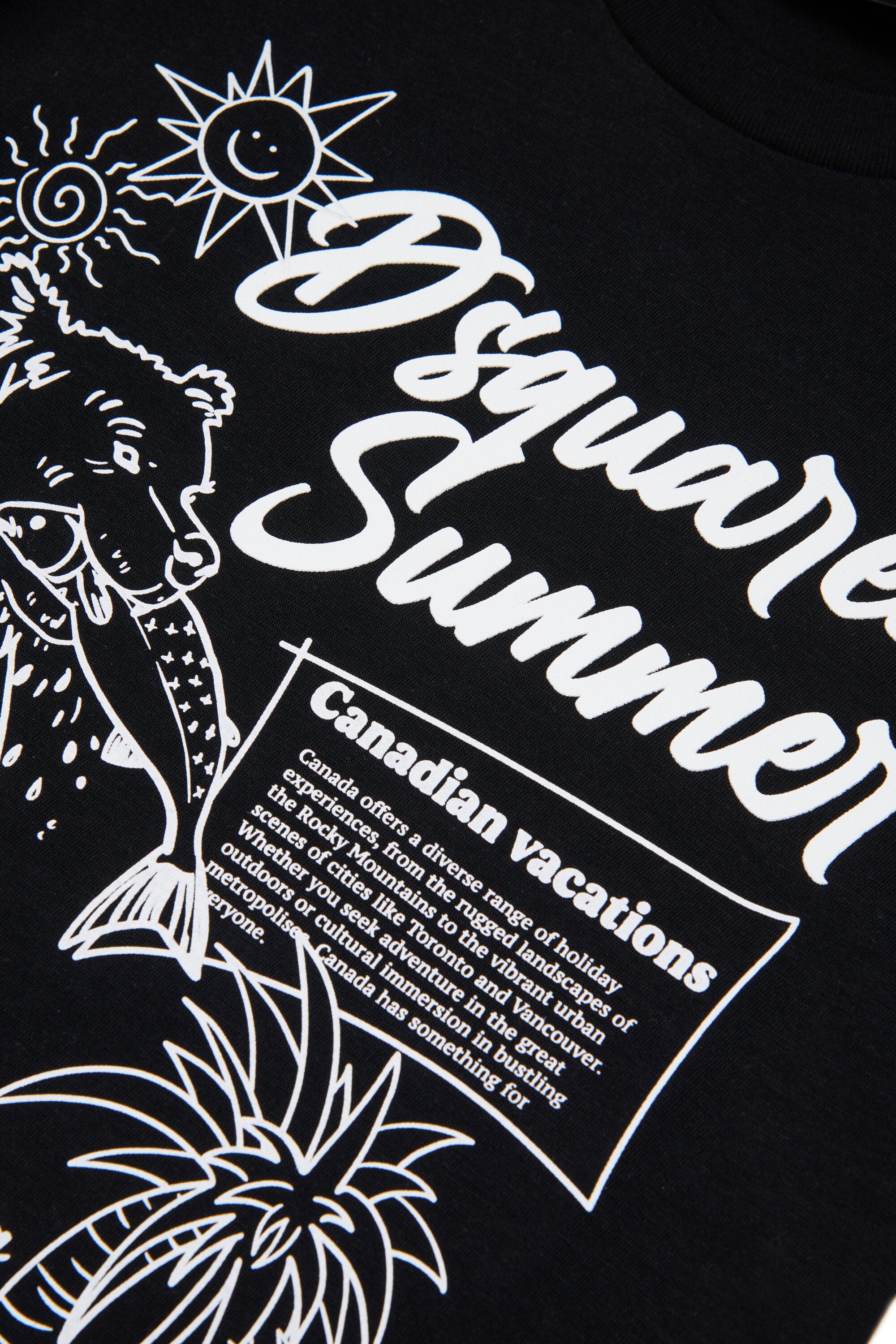 T-shirt with logo and frontal print