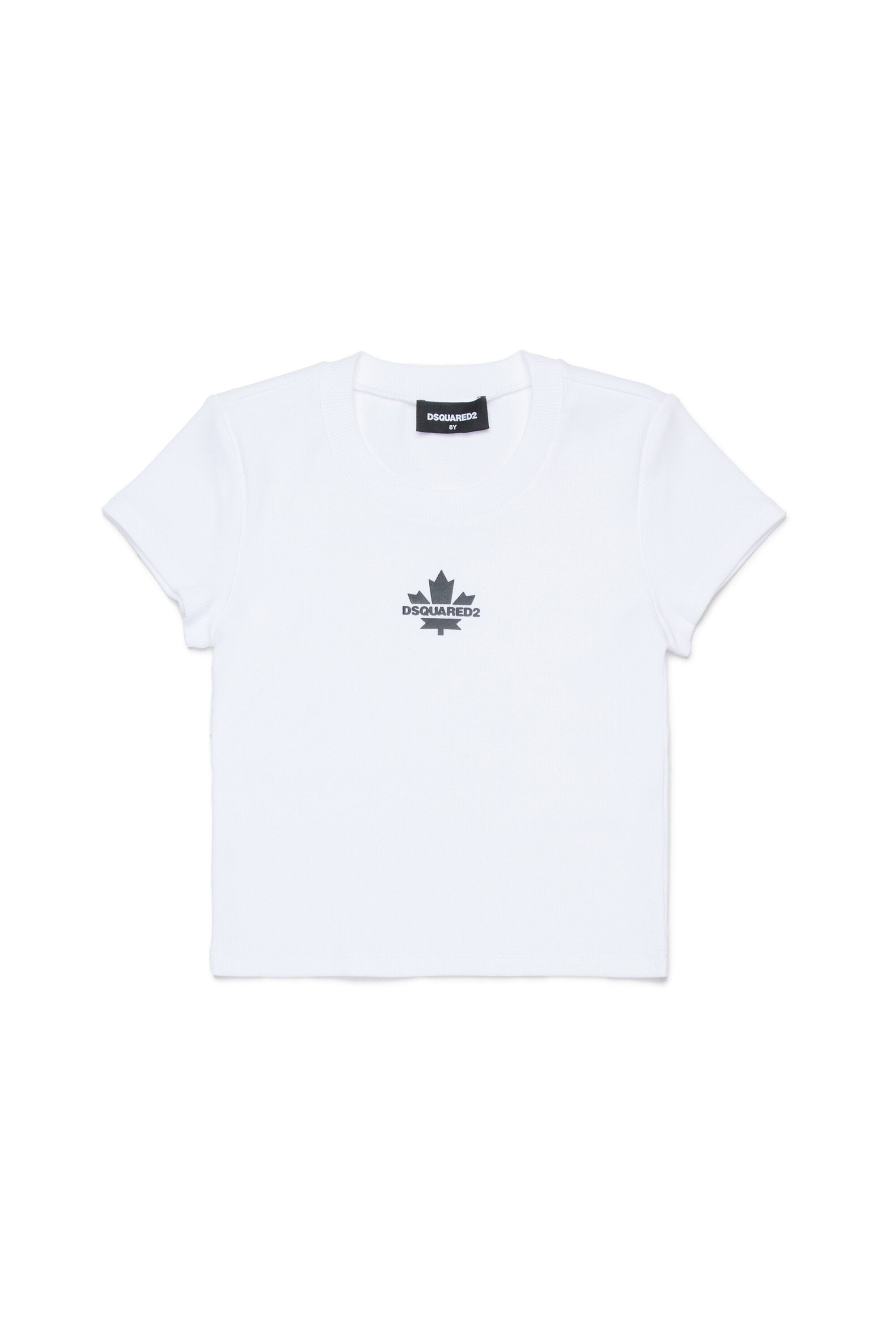 Camiseta de cuello redondo con logo