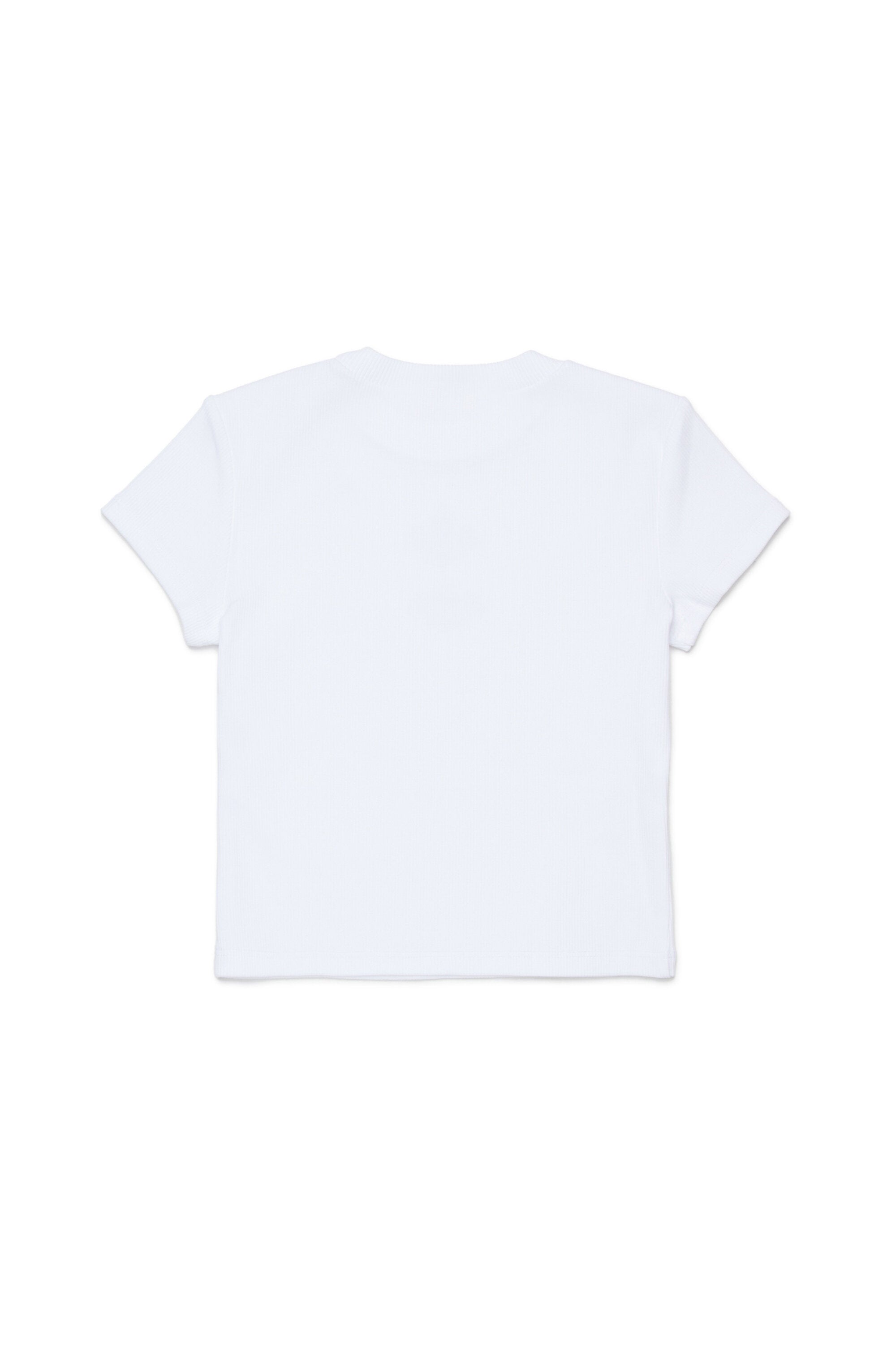 Camiseta de cuello redondo con logo