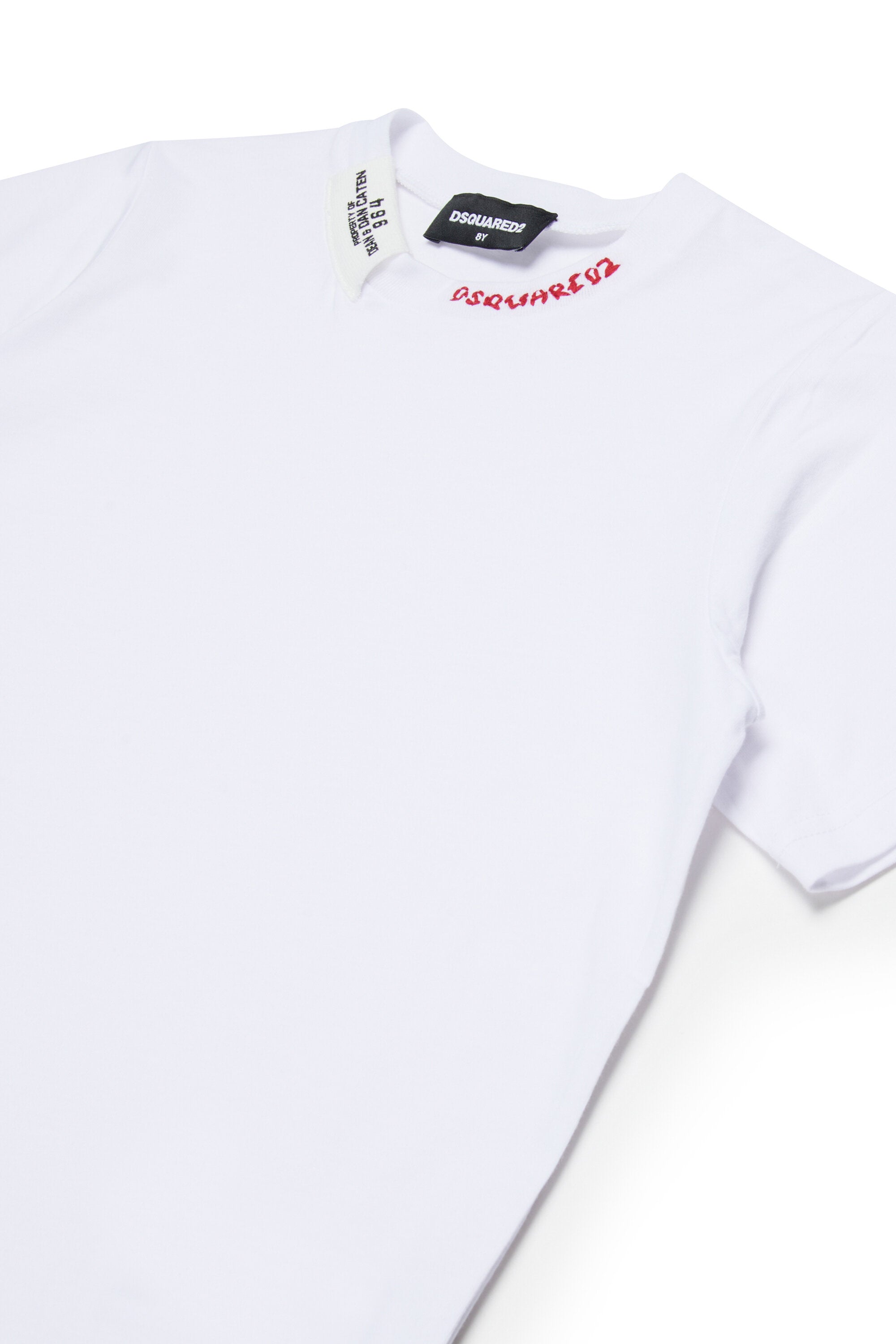 Camiseta de cuello redondo con logo