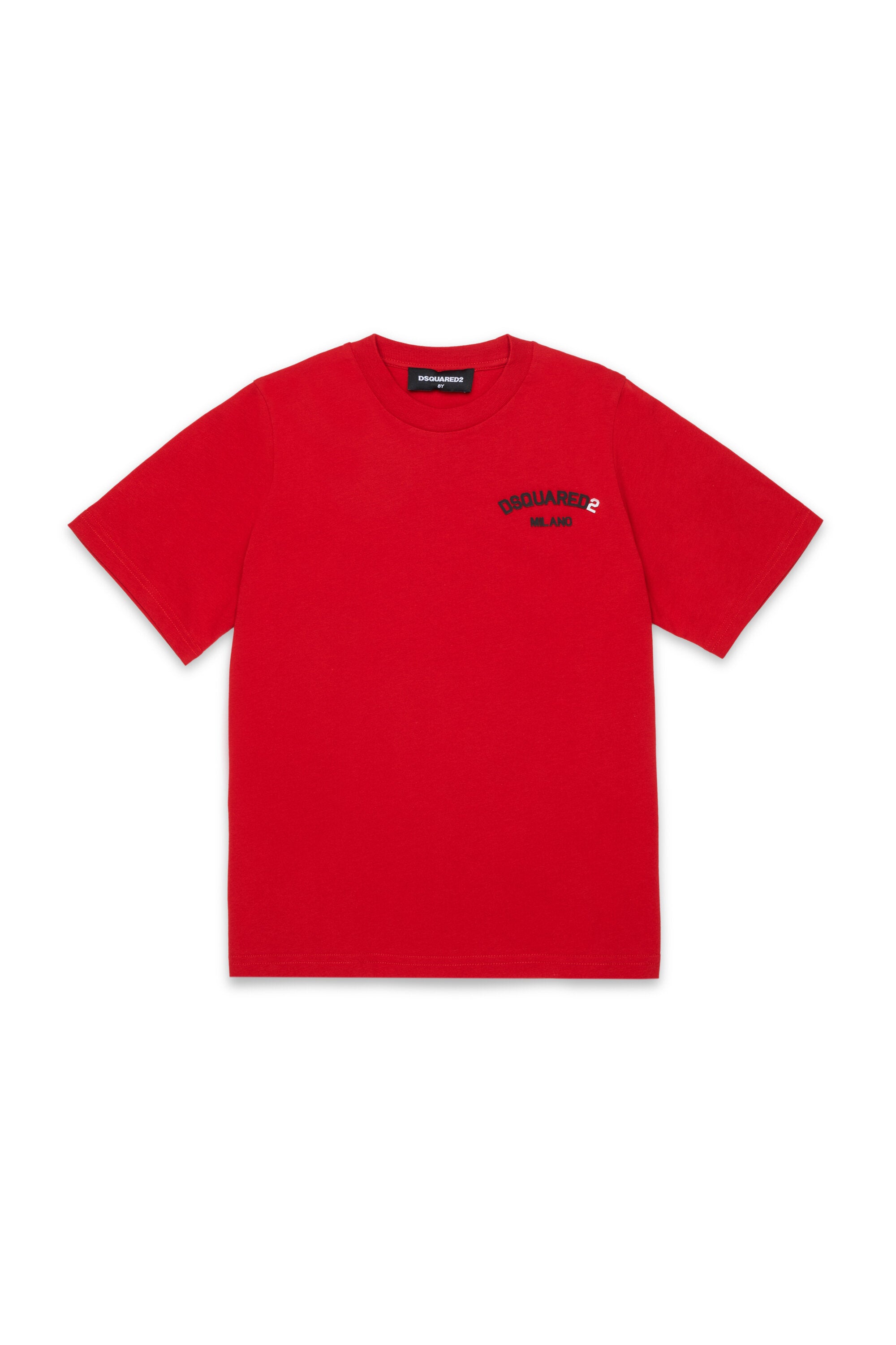Camiseta de cuello redondo con logo