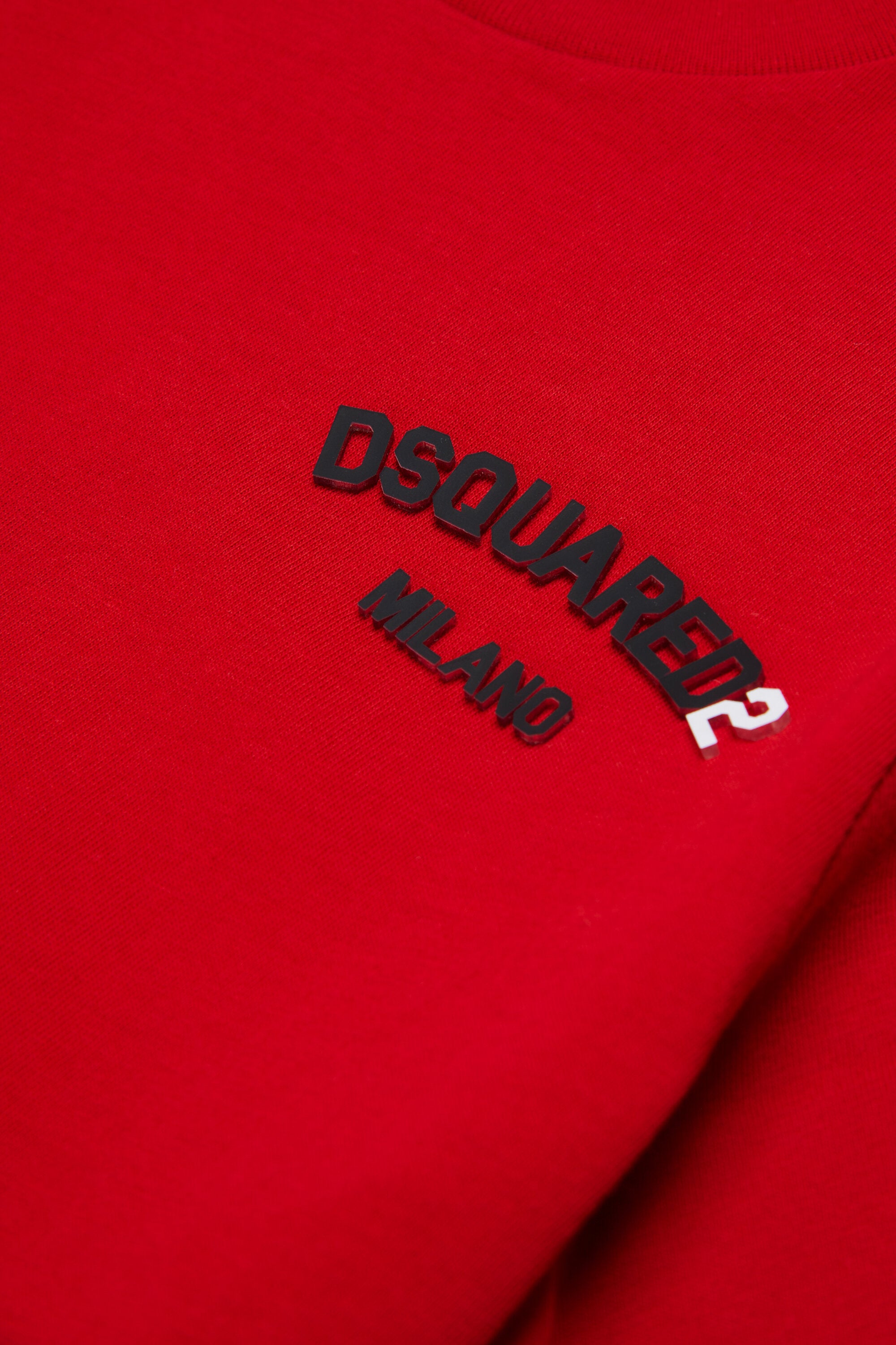 Camiseta de cuello redondo con logo
