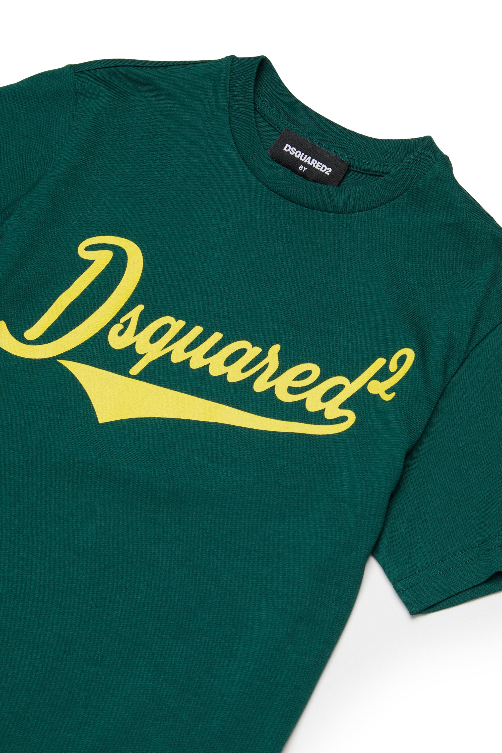 Crew-neck T-shirt with printed logo