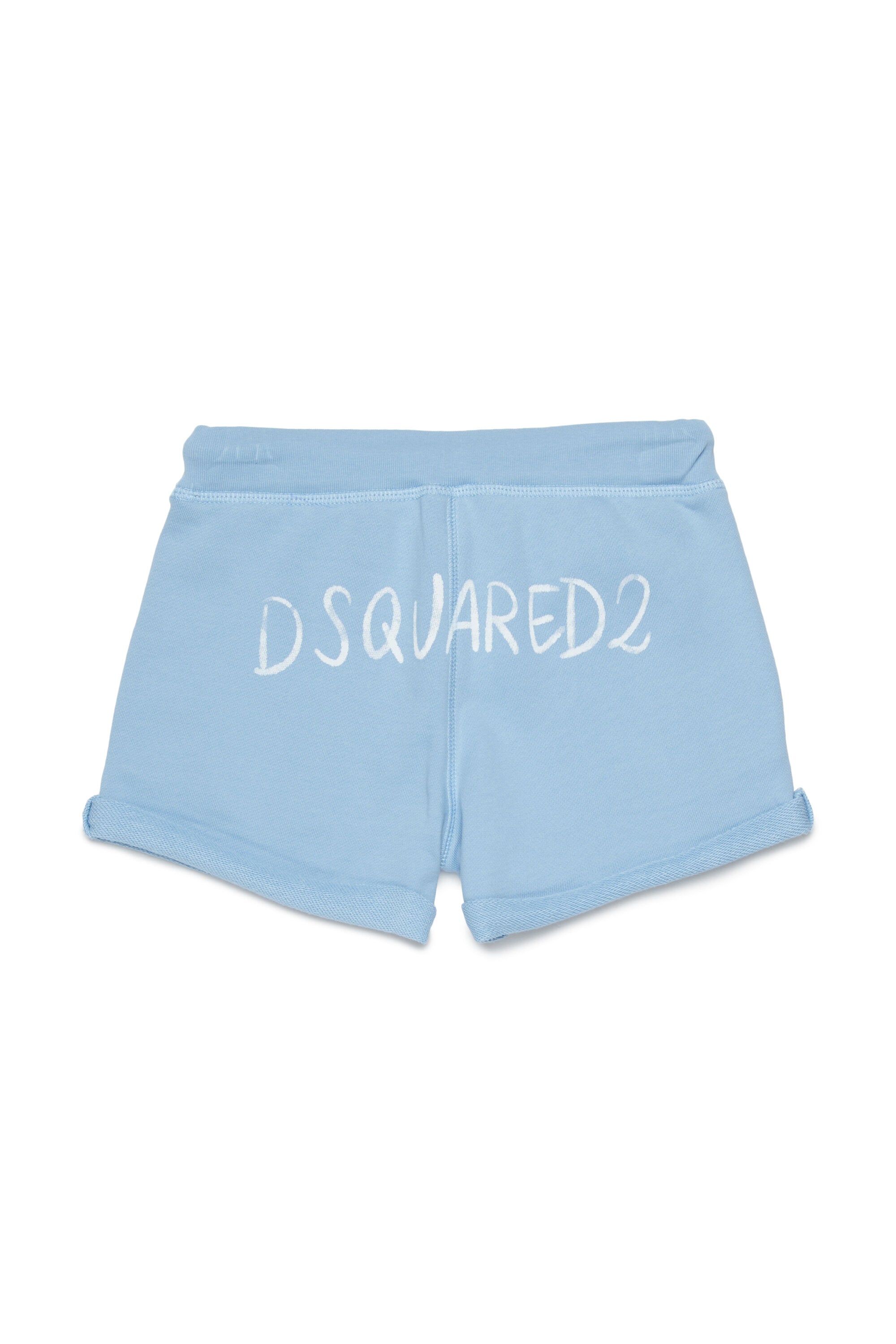 Fleece shorts with logo