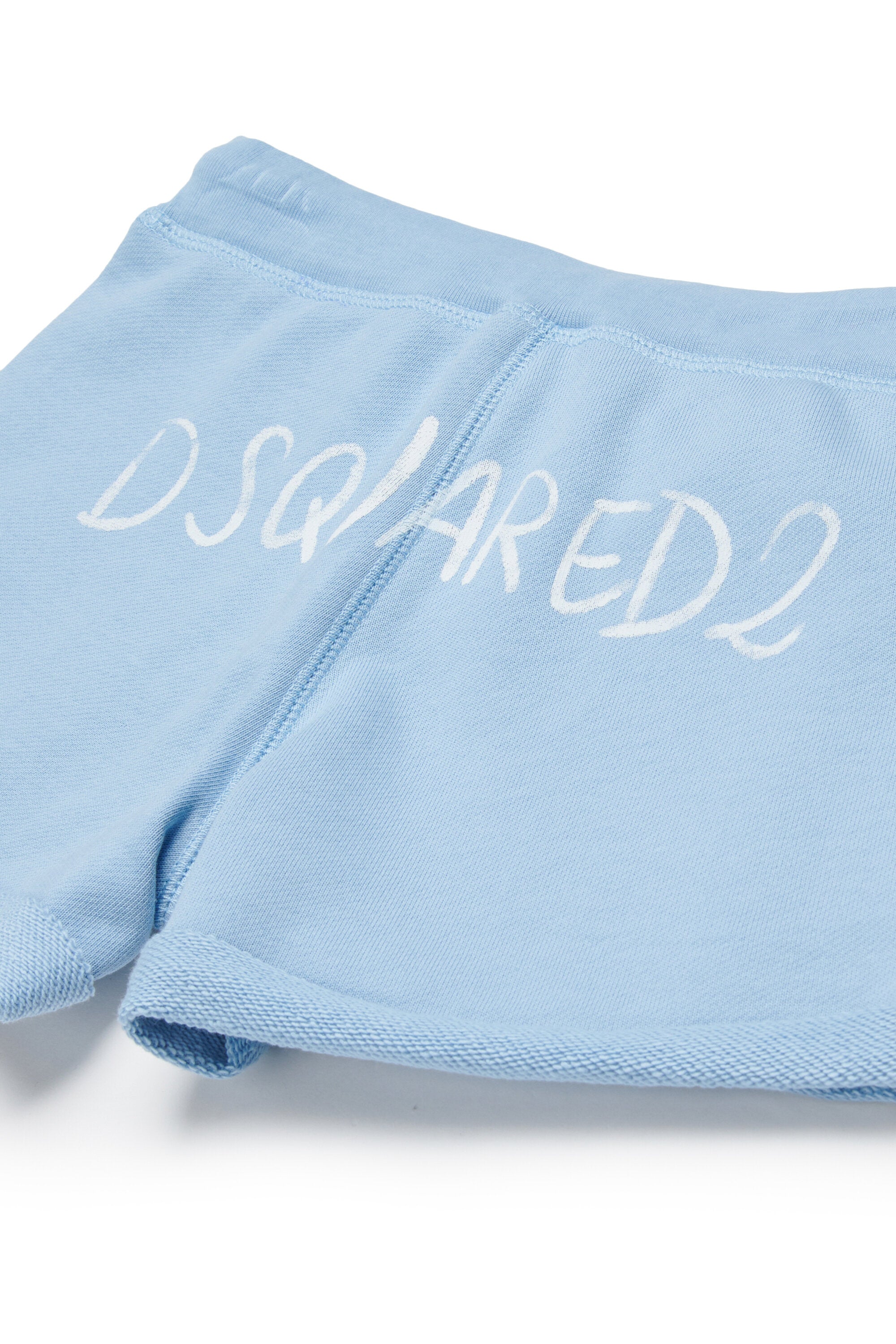 Fleece shorts with logo