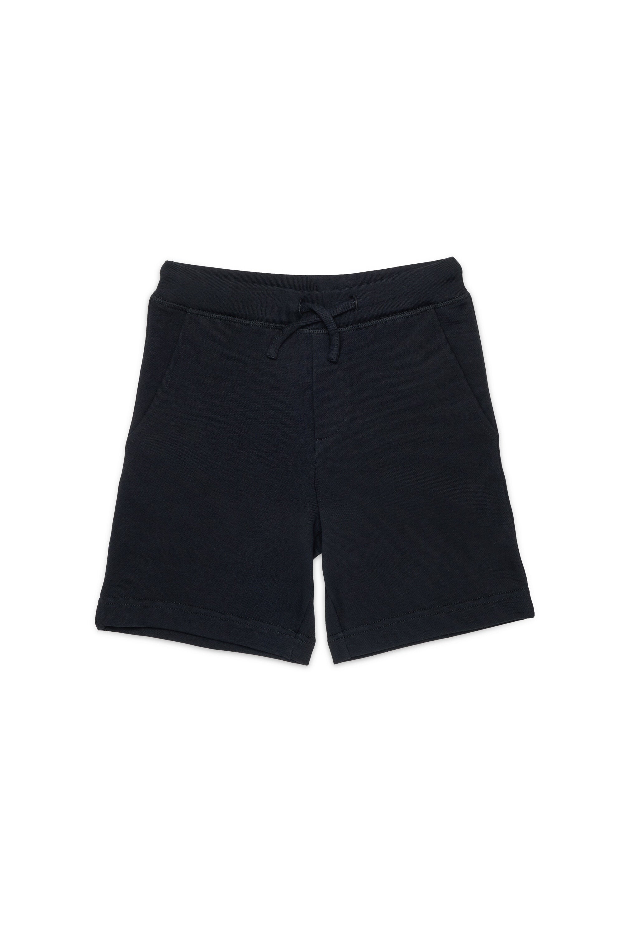 Fleece shorts with logo
