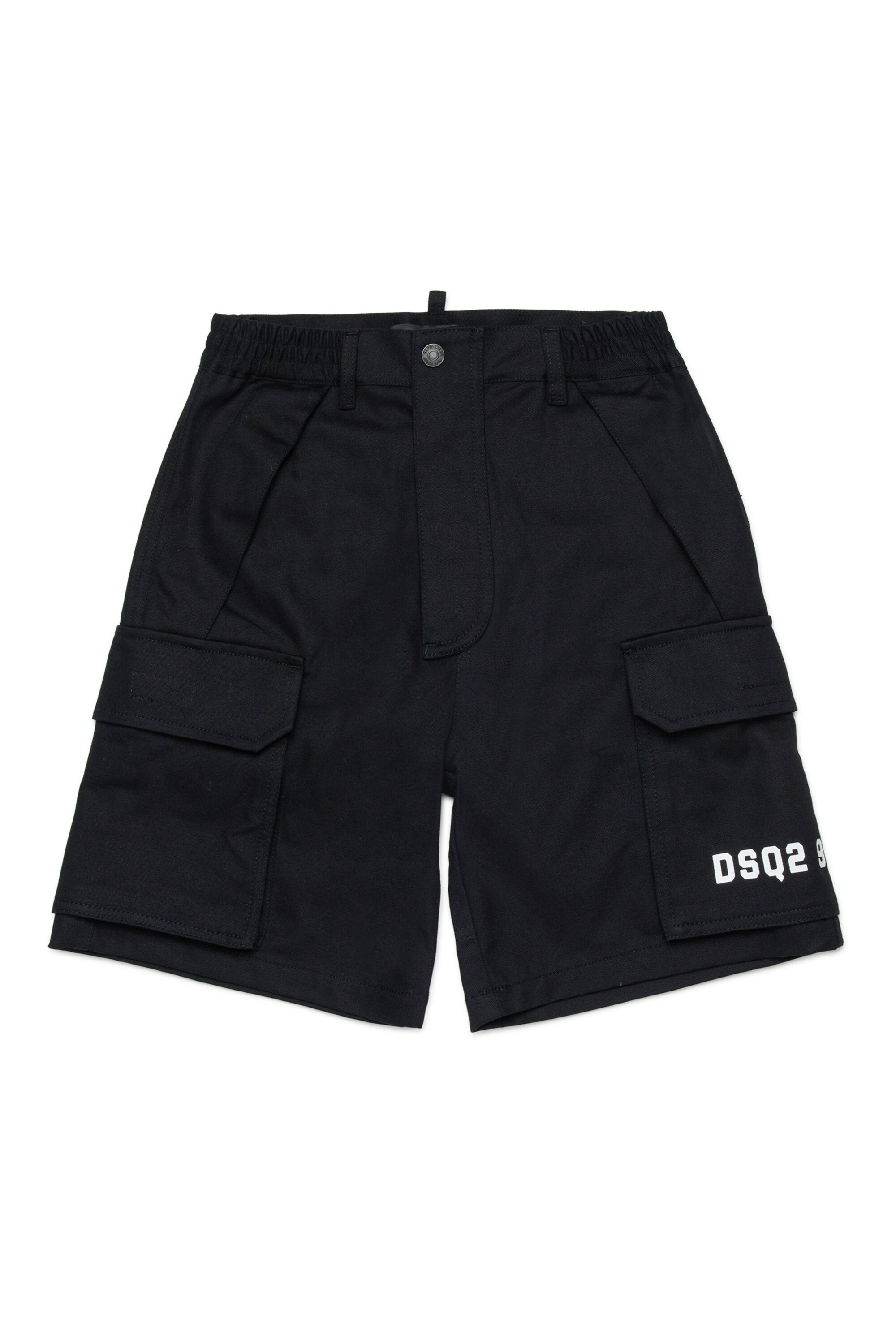 Cargo shorts with logo