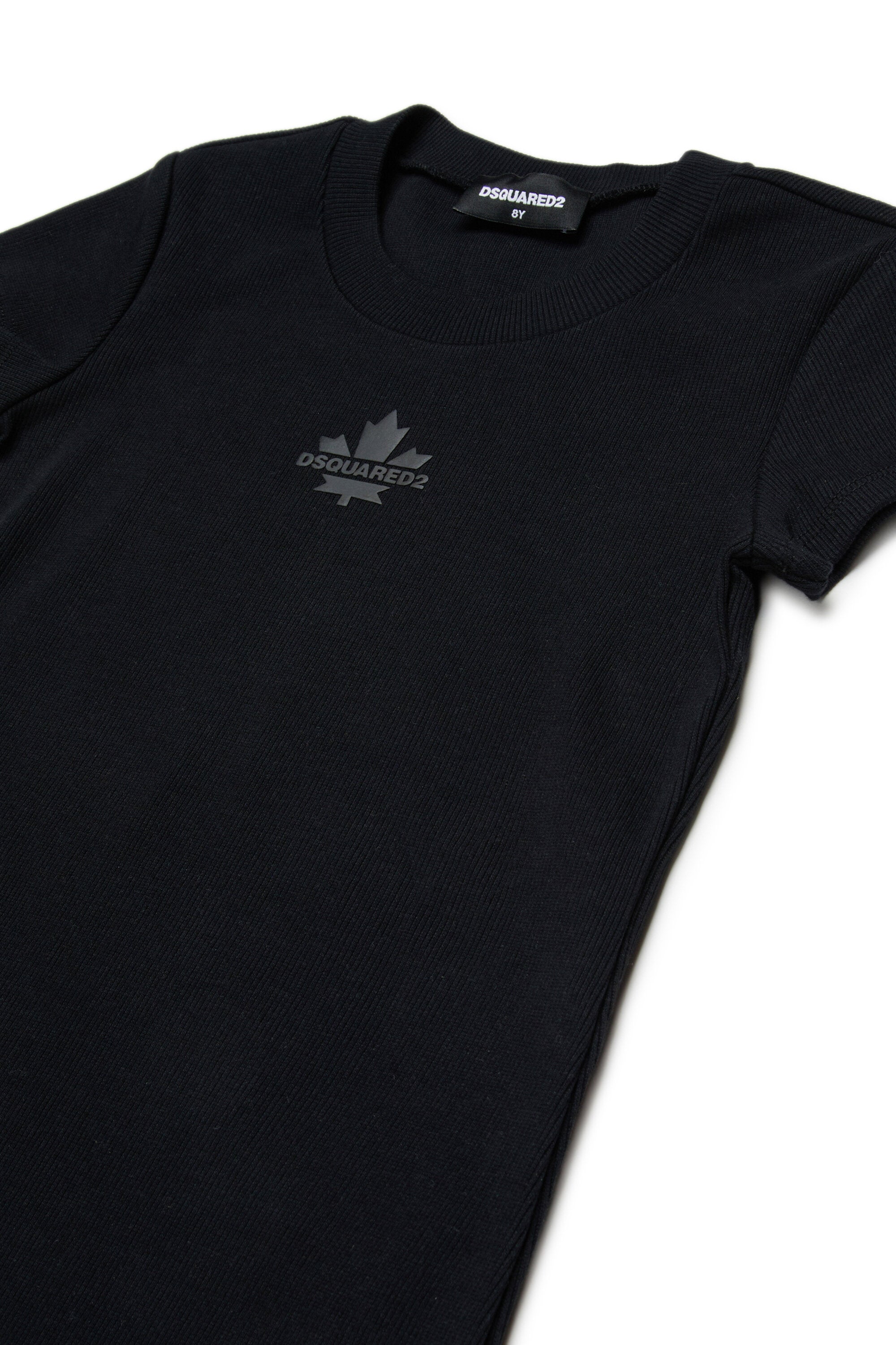 Short dress with logo