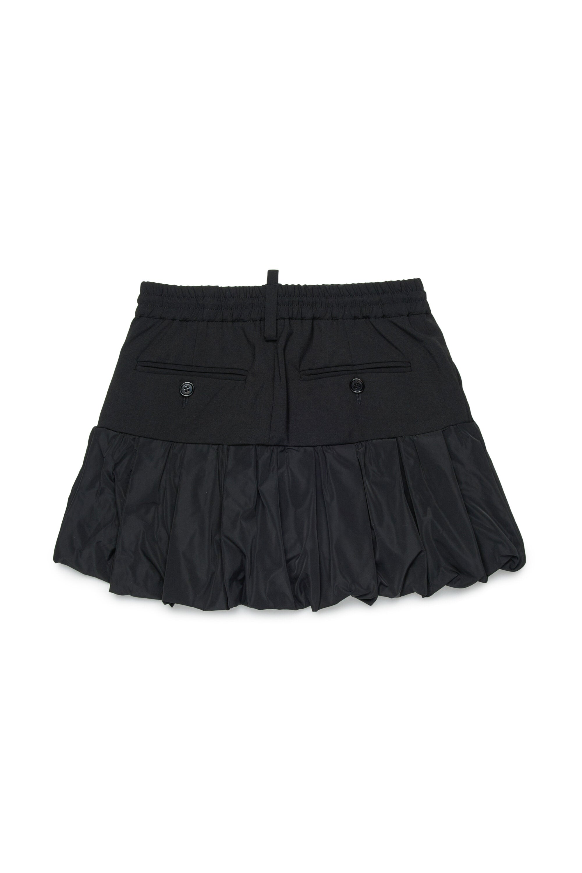 Falda corta con logo