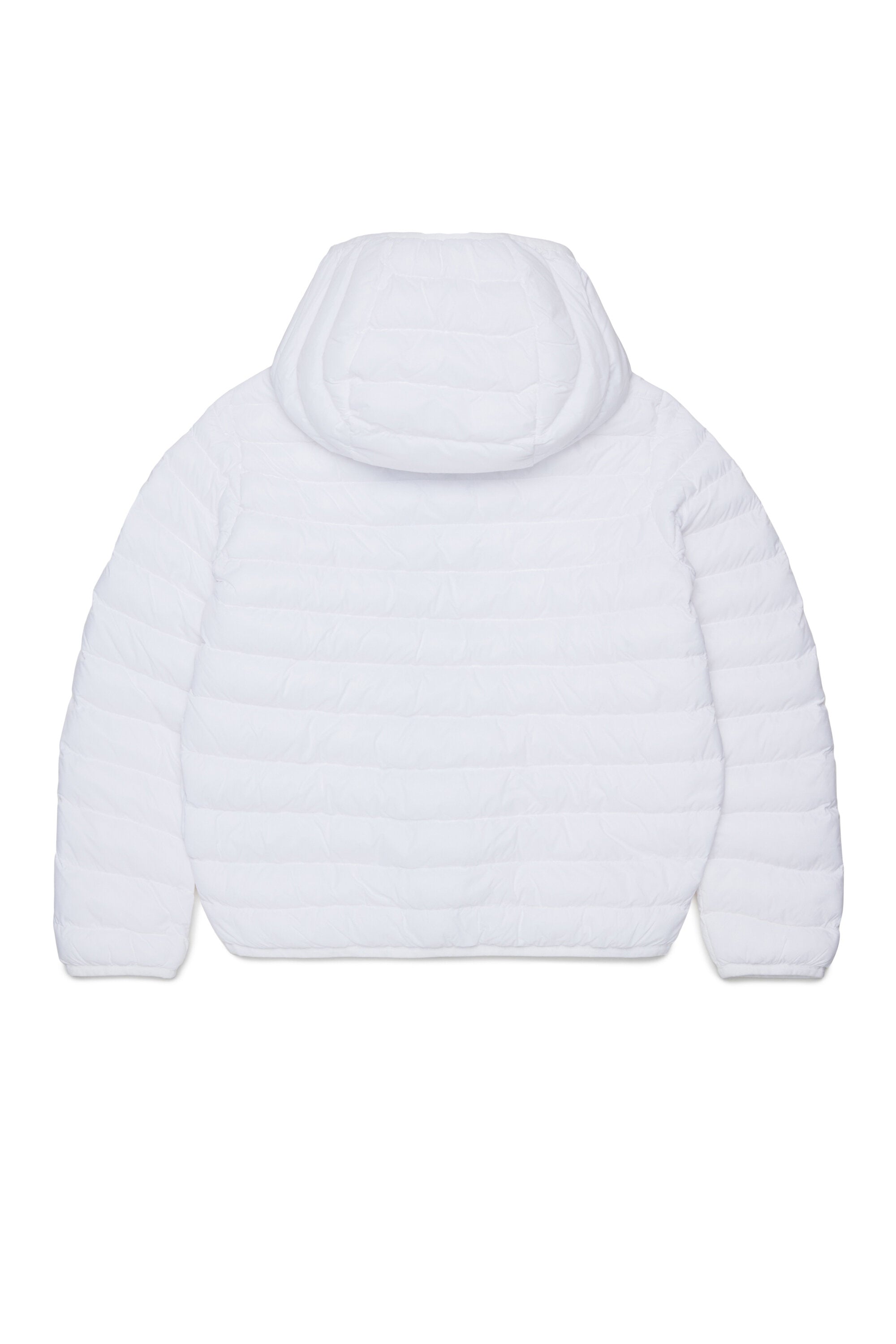 Chaqueta acolchada con logo estampado