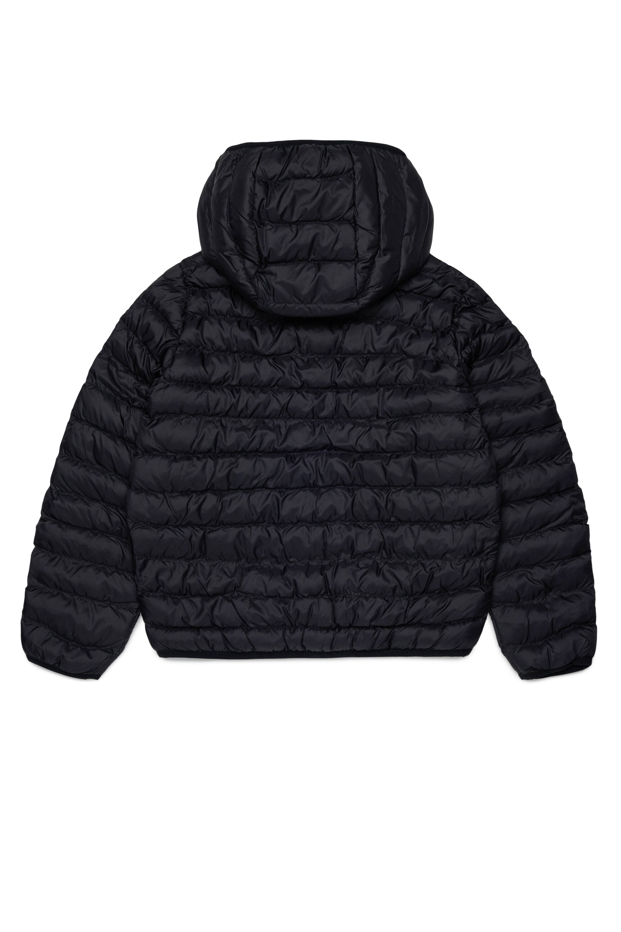 Chaqueta acolchada con logo estampado