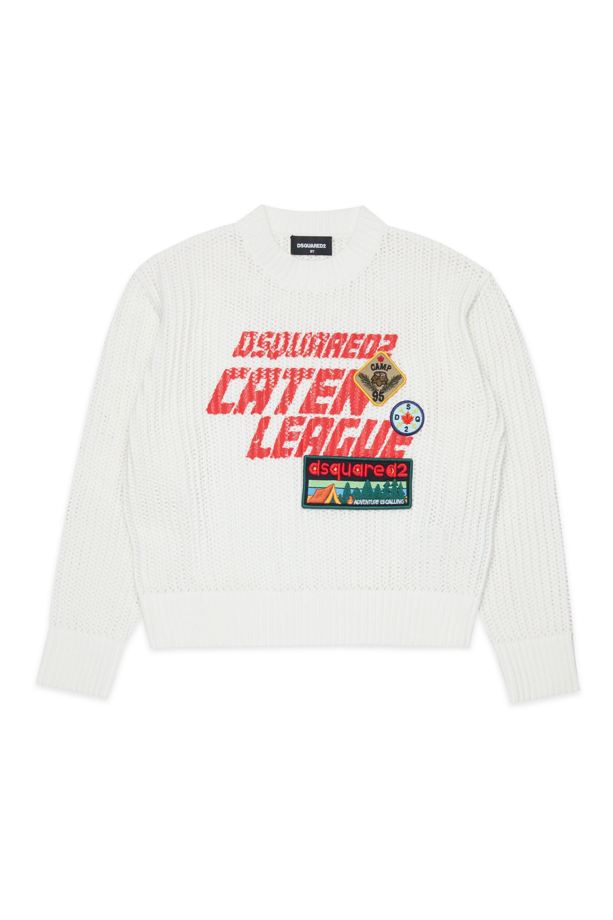 Jersey de cuello redondo con logo