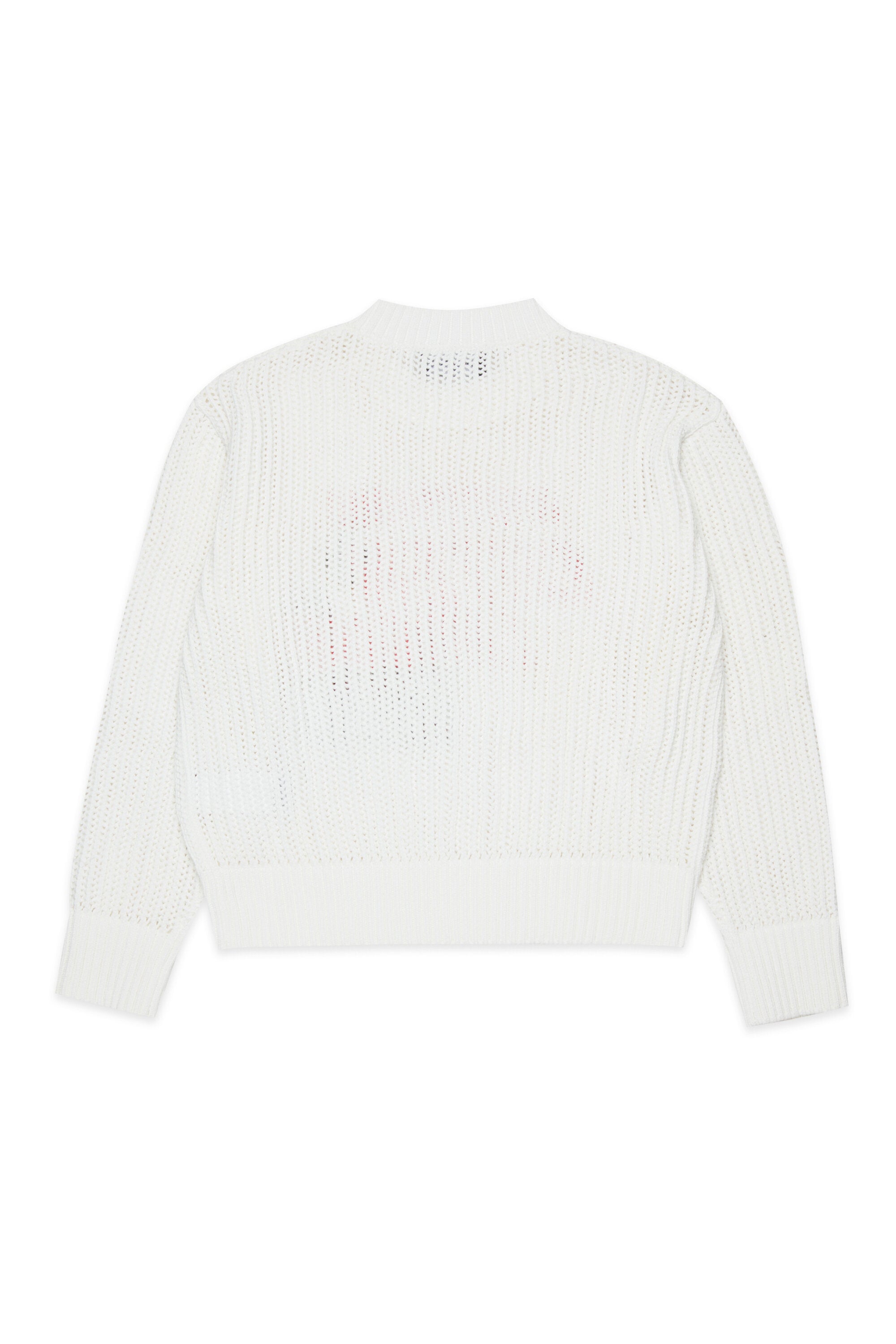 Crew-neck pullover with logo
