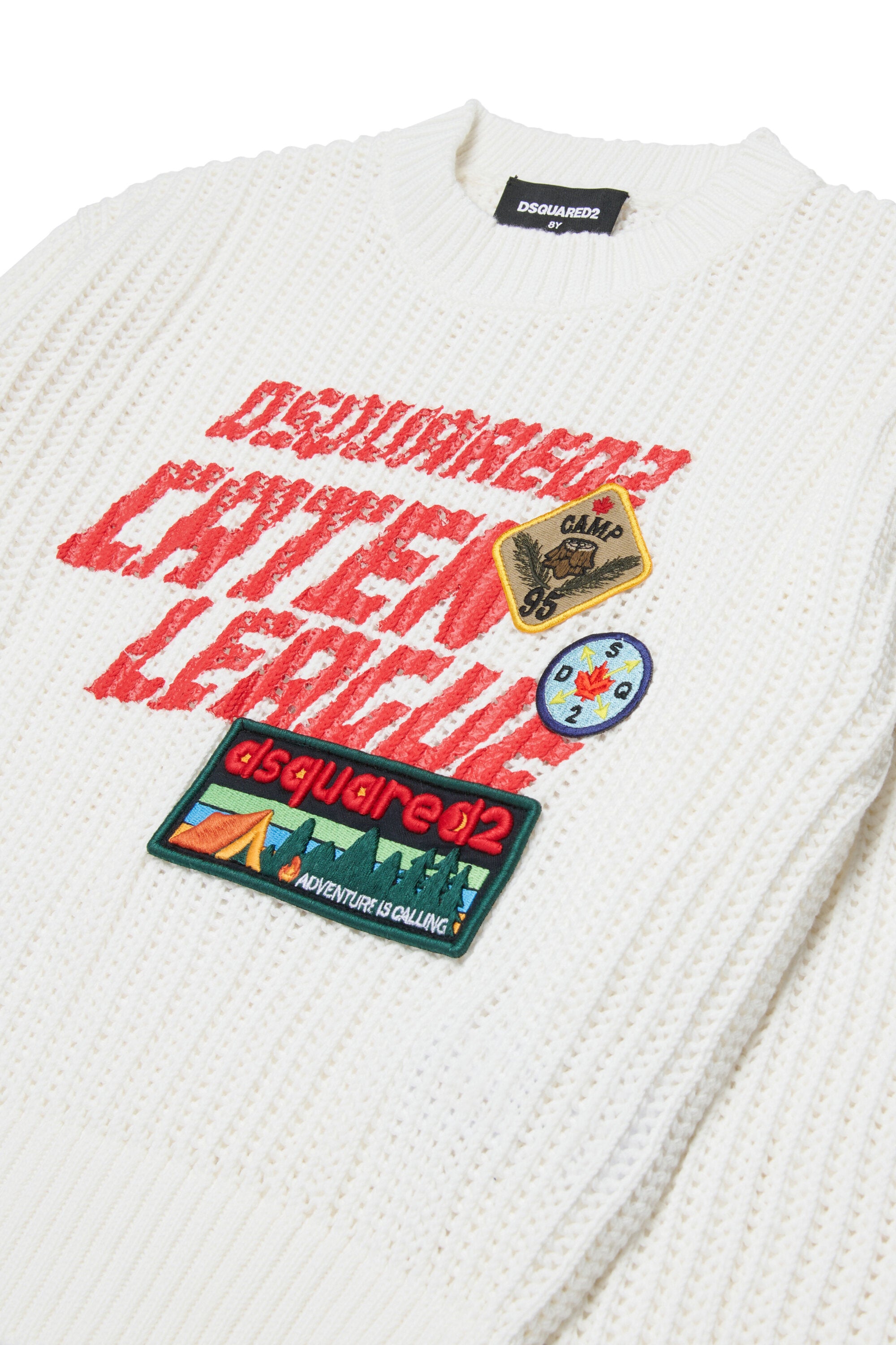 Jersey de cuello redondo con logo