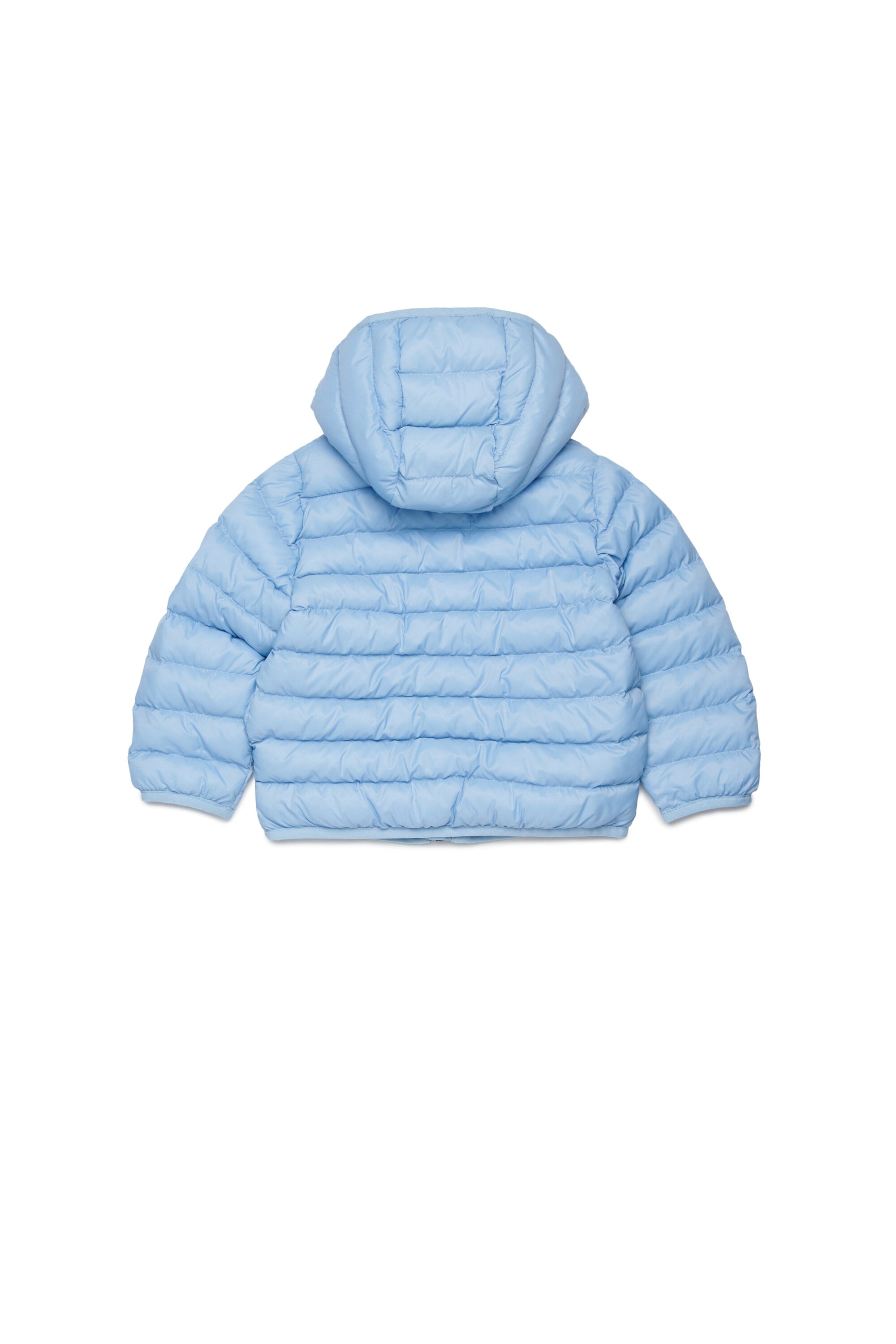 Padded jacket with printed logo