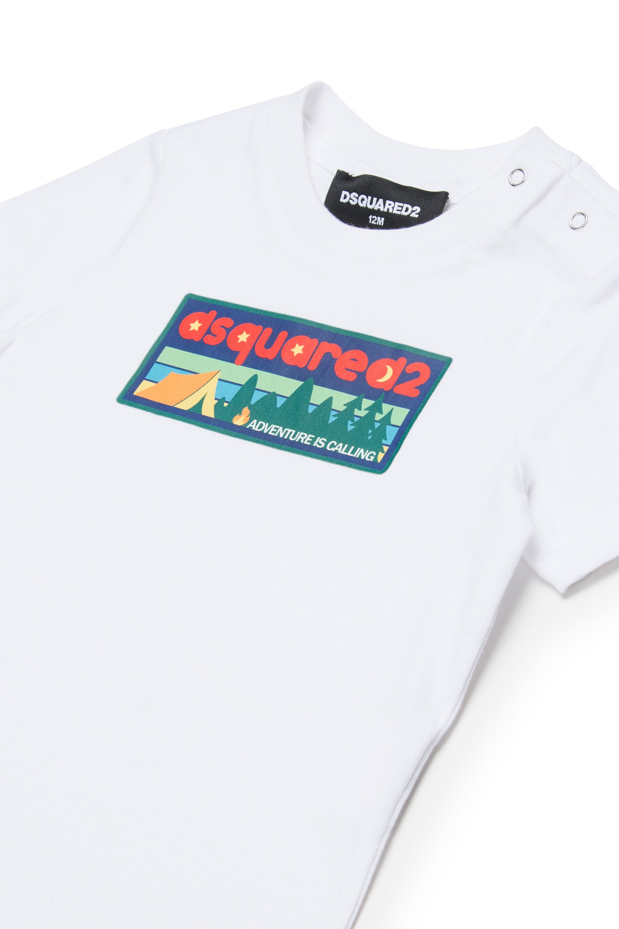 T-shirt with printed logo