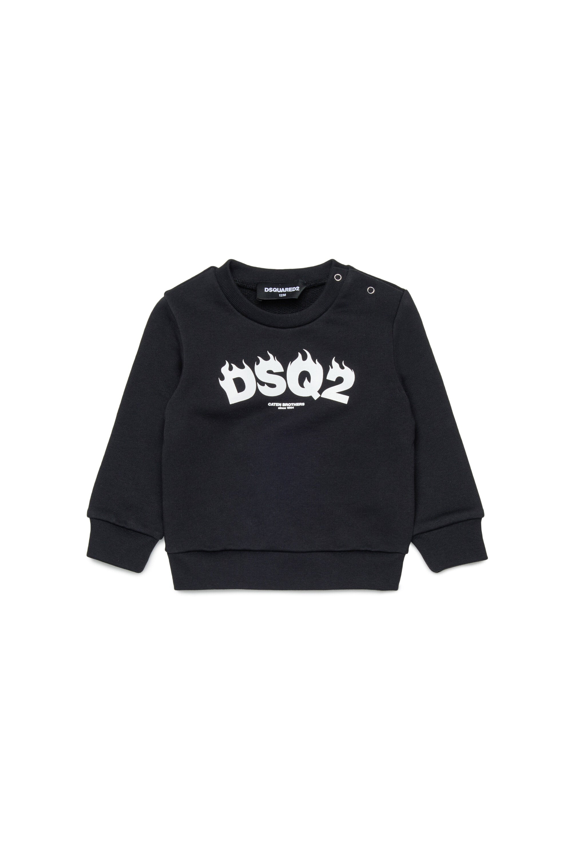 Sudadera de cuello redondo con logo DSQ2