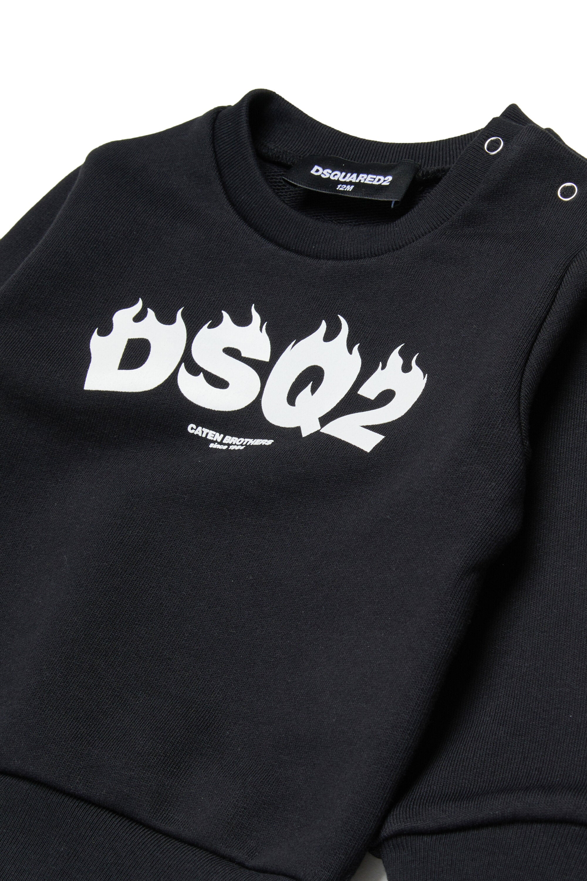 Crew neck sweatshirt with DSQ2 logo