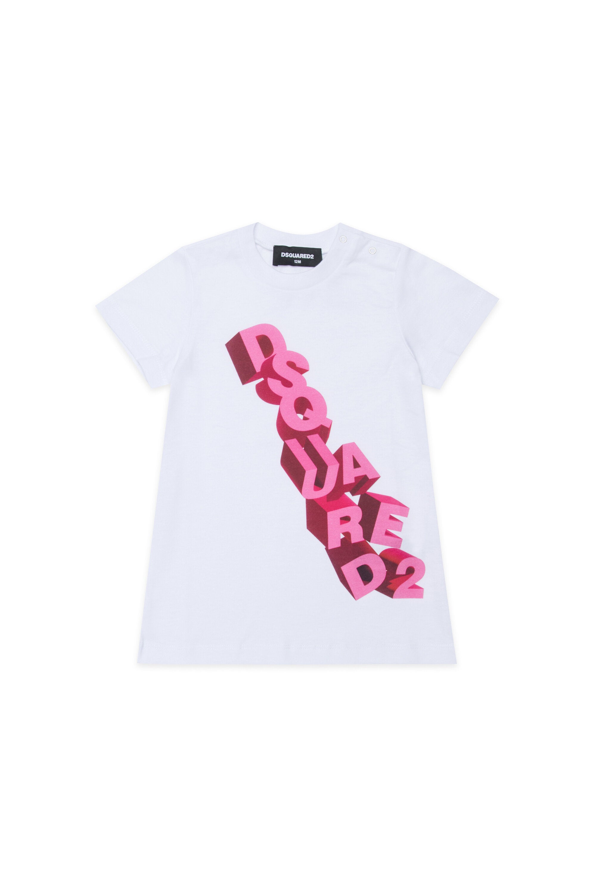 Camiseta oversize con logo tridimensional