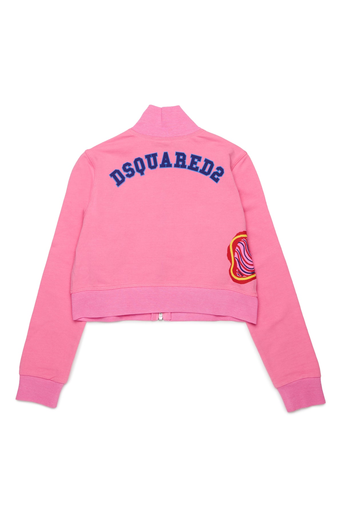 Sudadera con cremallera completa y logo