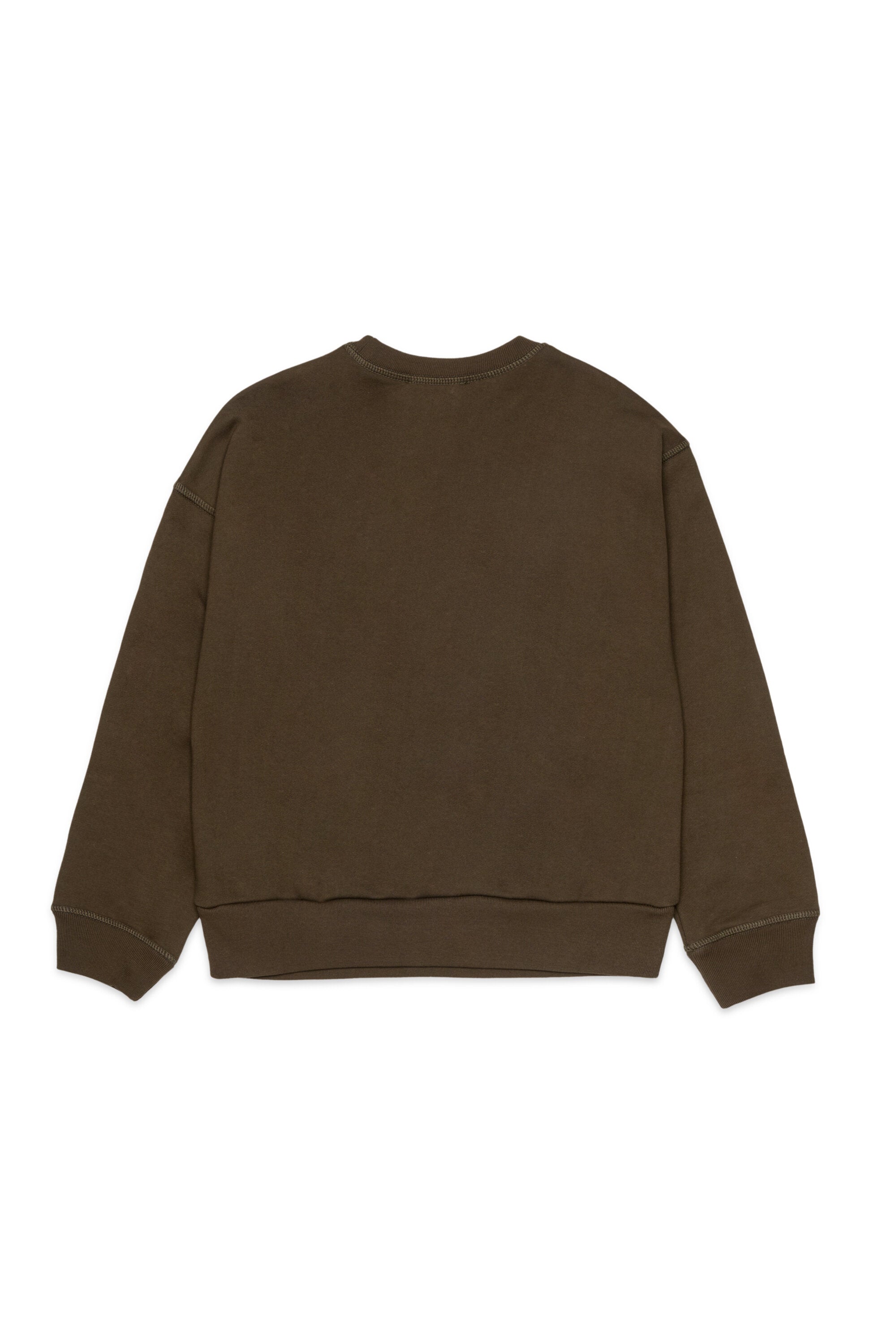 Crewneck sweatshirt with printed logo