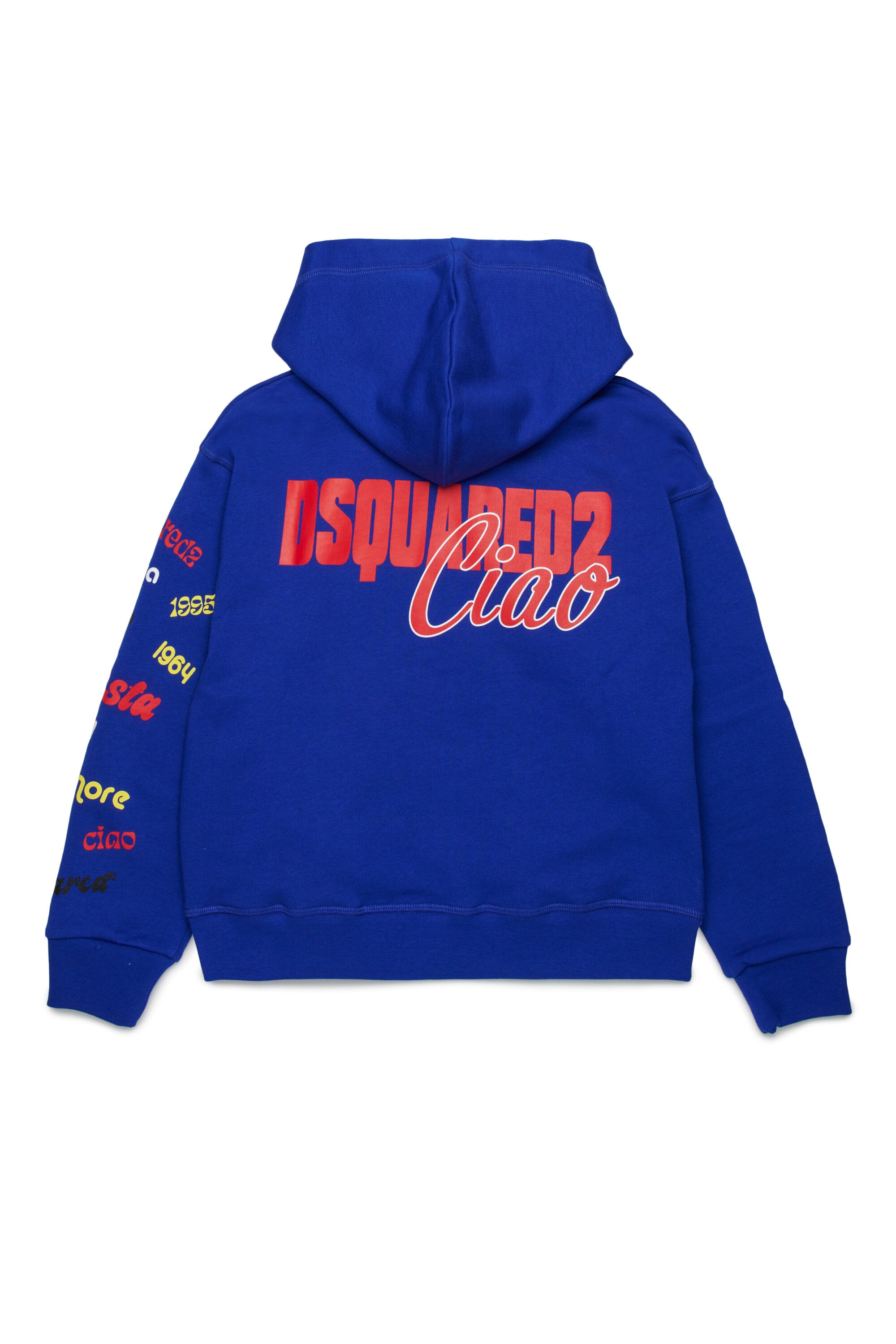 Sudadera con cremallera completa y logo