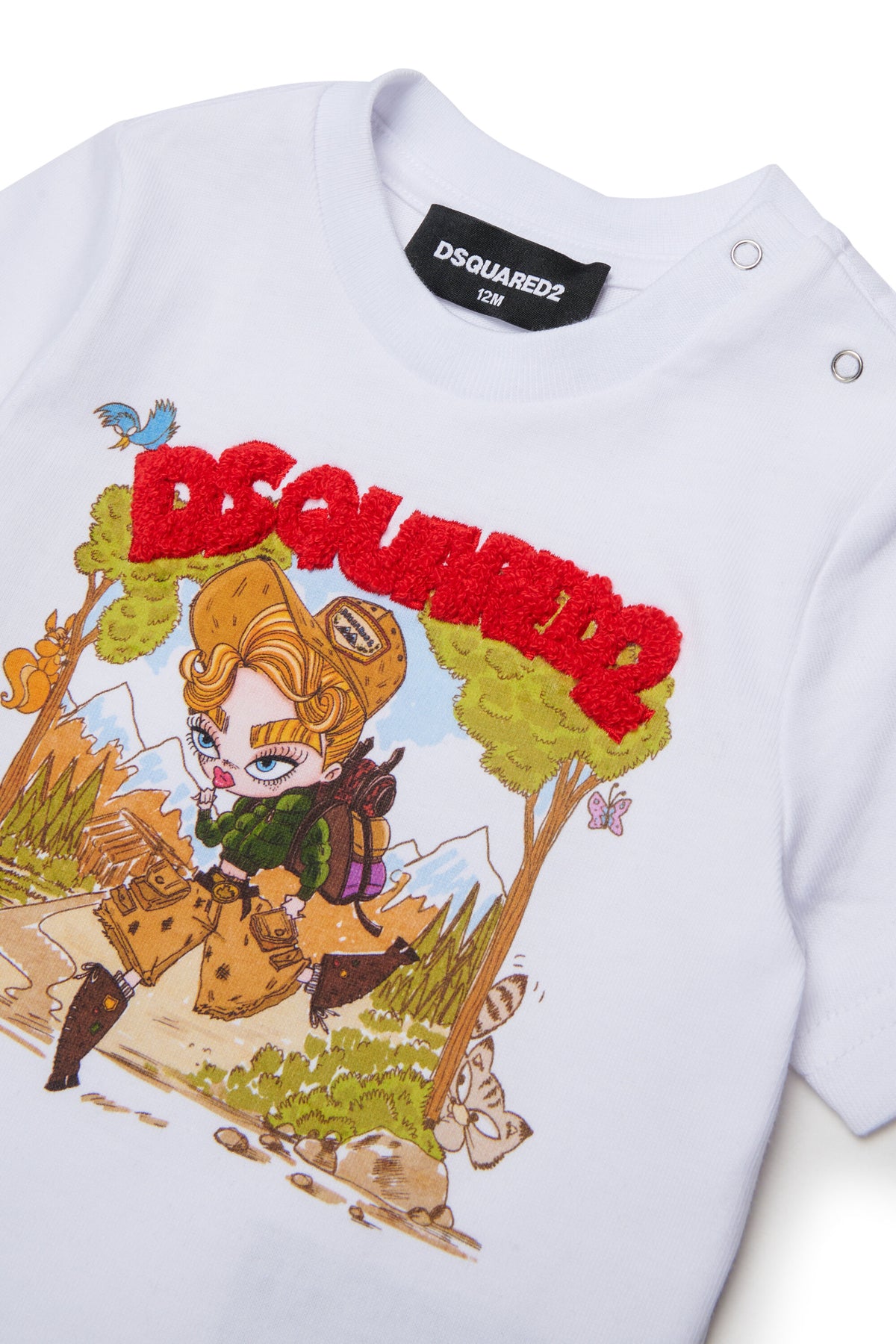 T-shirt with logo and front print