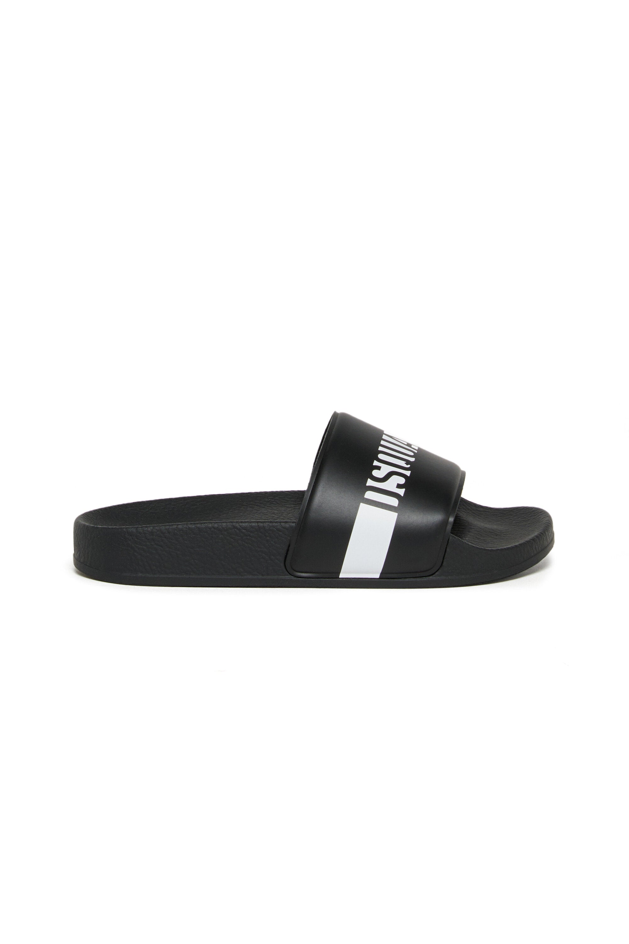 Sandalias tipo slide con logo